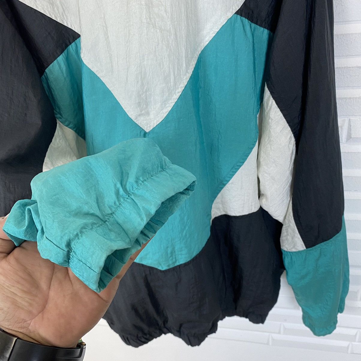 Nike × Vintage VINTAGE 90s NIKE ZIPPER JACKET Size US L / EU 52-54 / 3 - 9 Thumbnail