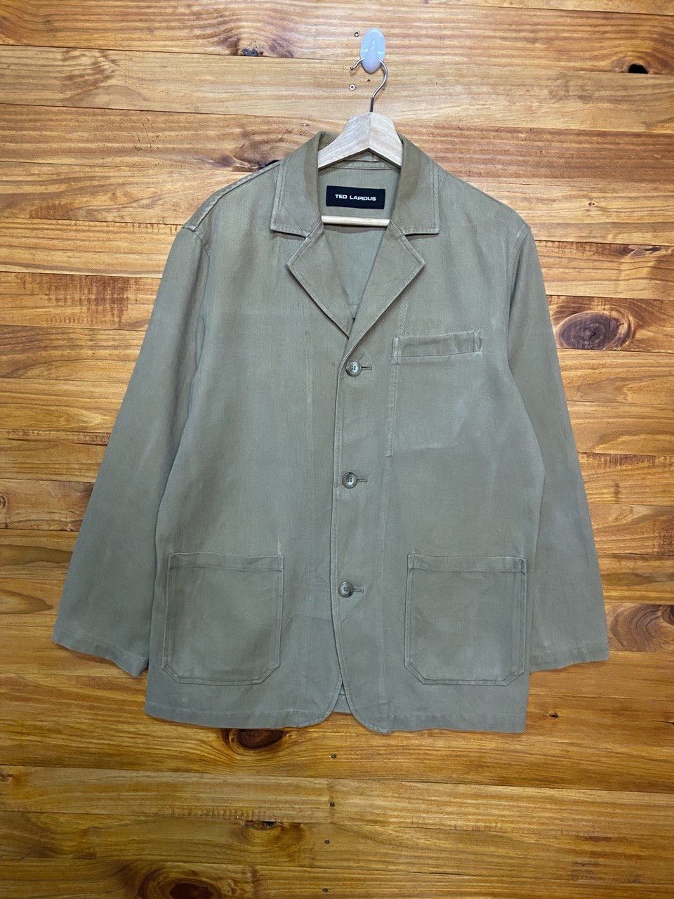 Japanese Brand × TED LAPIDUS Vintage Ted Lepidus Chore Khakis Jacket Made in Japan Size US S / EU 44-46 / 1 - 1 Thumbnail