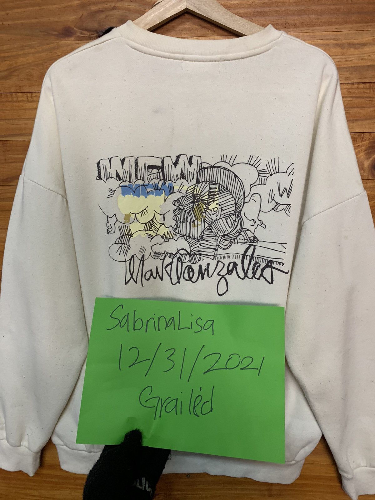 Other Mark Gonzales Gravity Skateboard Sweatshirt Size US XL / EU 56 / 4 - 4 Thumbnail