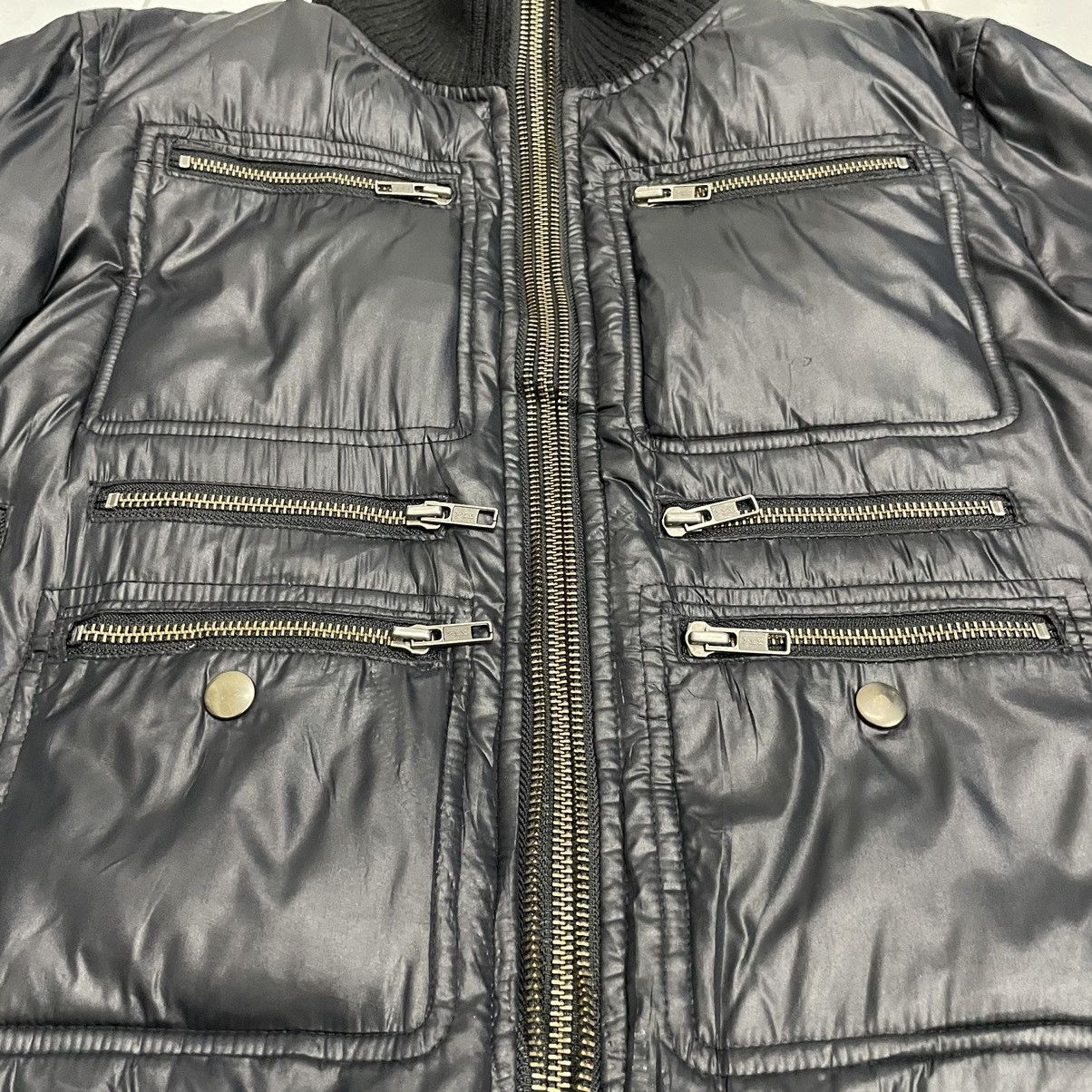 Hysteric Glamour × Japanese Brand × Seditionaries 💥 JUN MEN WINTER ZIPPER PUFFER JACKET Size US S / EU 44-46 / 1 - 4 Thumbnail