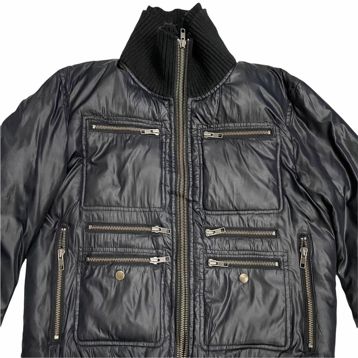 Hysteric Glamour × Japanese Brand × Seditionaries 💥 JUN MEN WINTER ZIPPER PUFFER JACKET Size US S / EU 44-46 / 1 - 3 Thumbnail