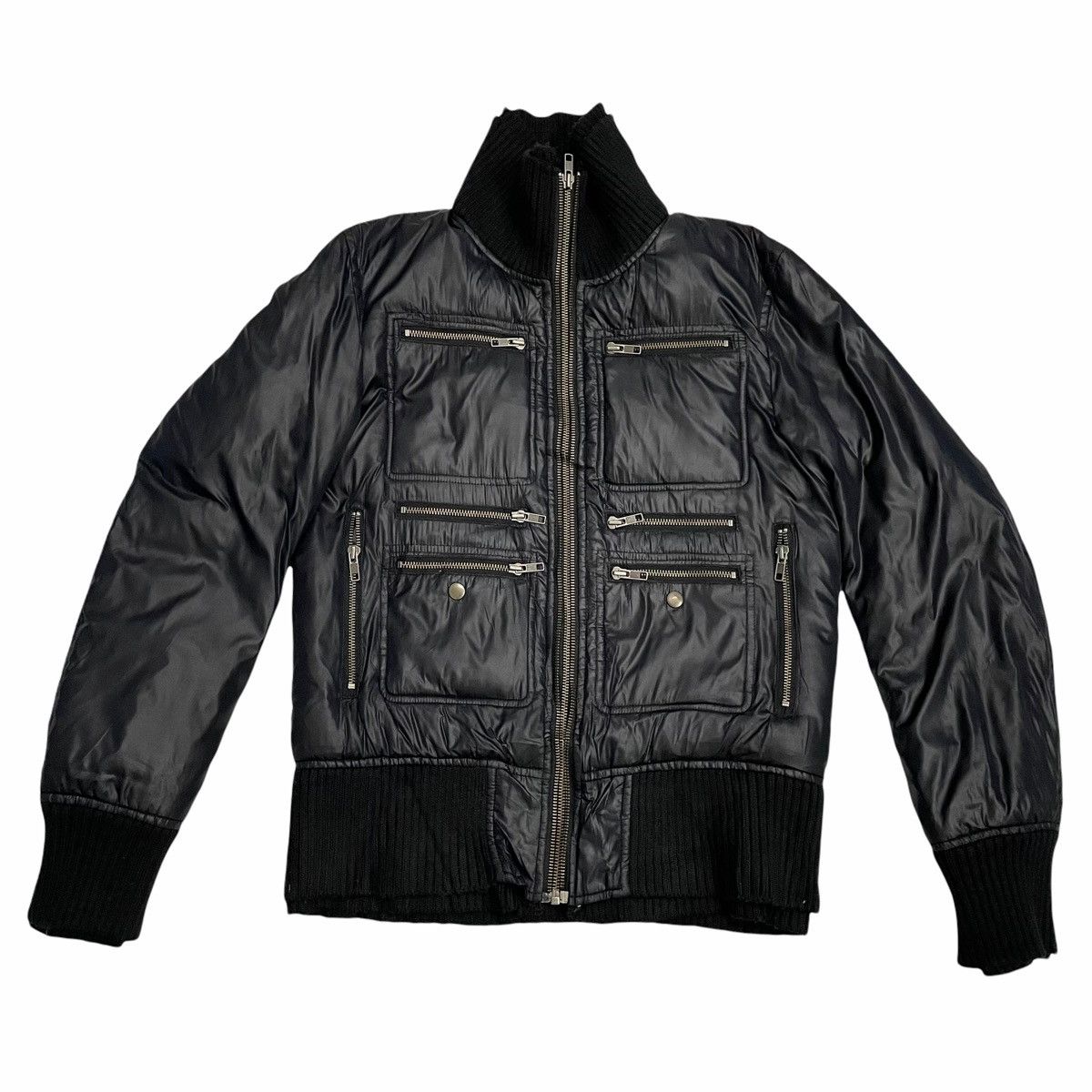 Hysteric Glamour × Japanese Brand × Seditionaries 💥 JUN MEN WINTER ZIPPER PUFFER JACKET Size US S / EU 44-46 / 1 - 1 Thumbnail