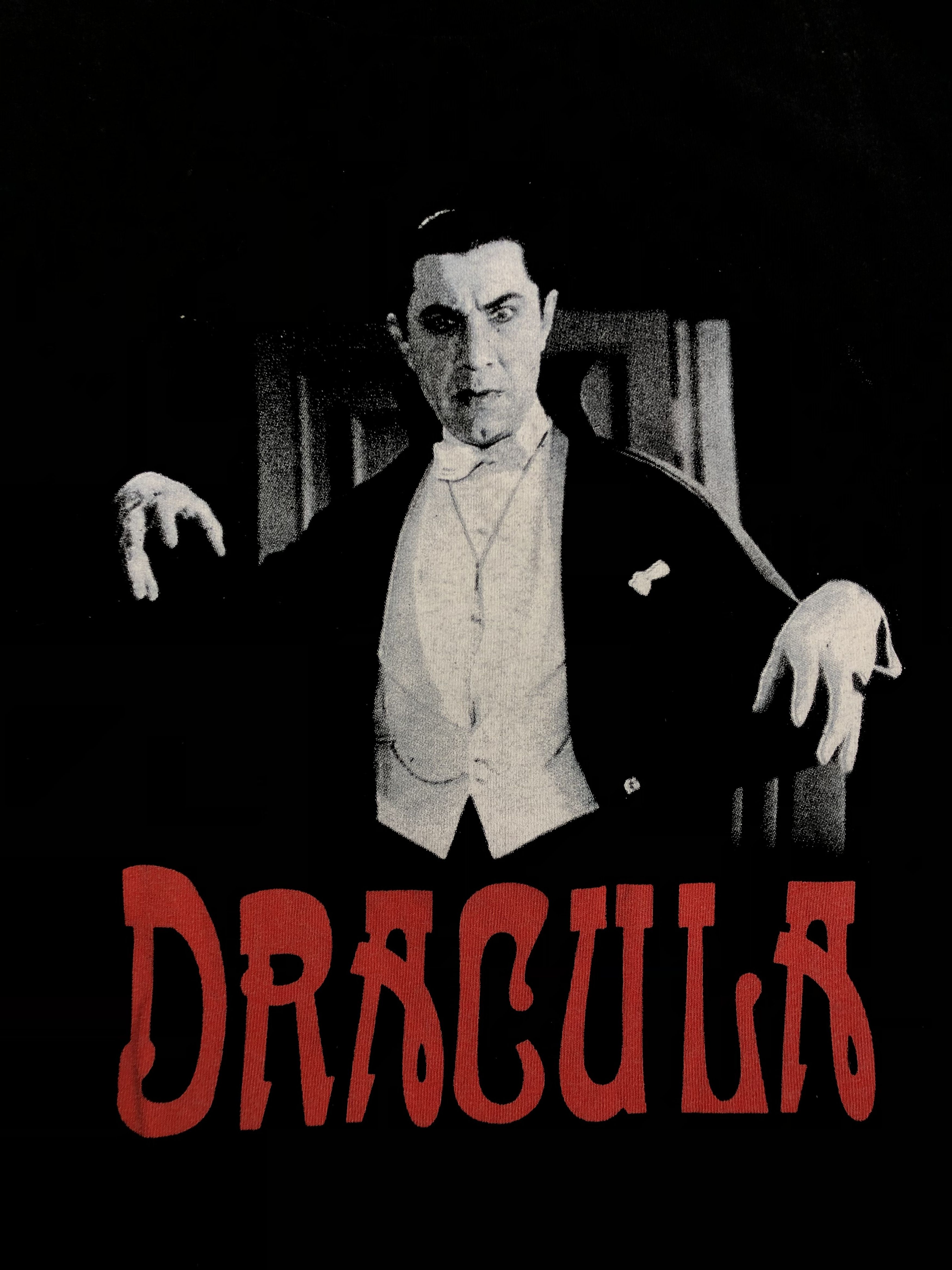 Expert Horror Vintage 90s Dracula Bella Lugosi (Evil Dead Freddy Krueger) Size US L / EU 52-54 / 3 - 3 Thumbnail