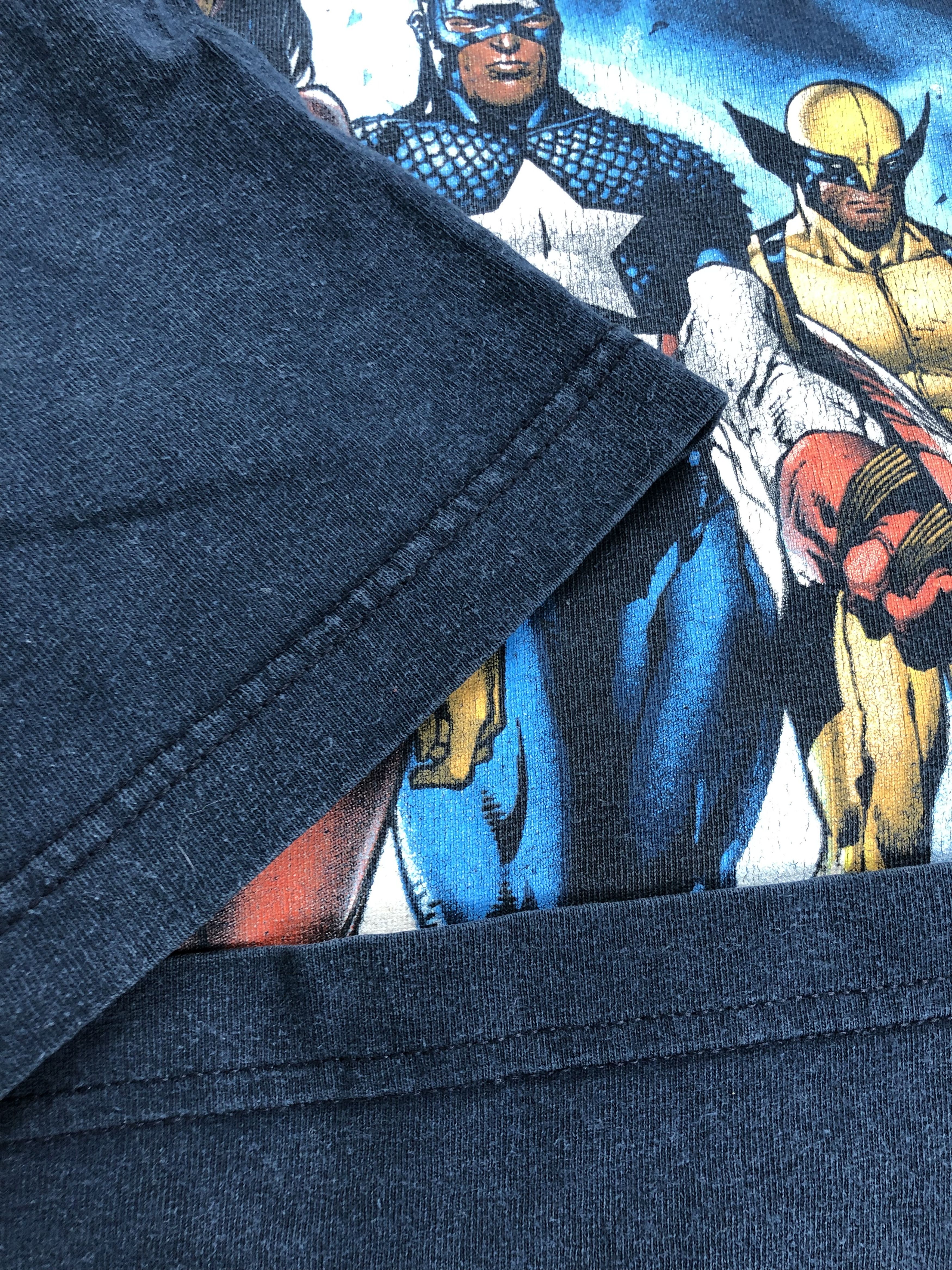 DC Comics Vintage 00s Marvel Spider Man Iron Man Captain America Size US XL / EU 56 / 4 - 6 Thumbnail
