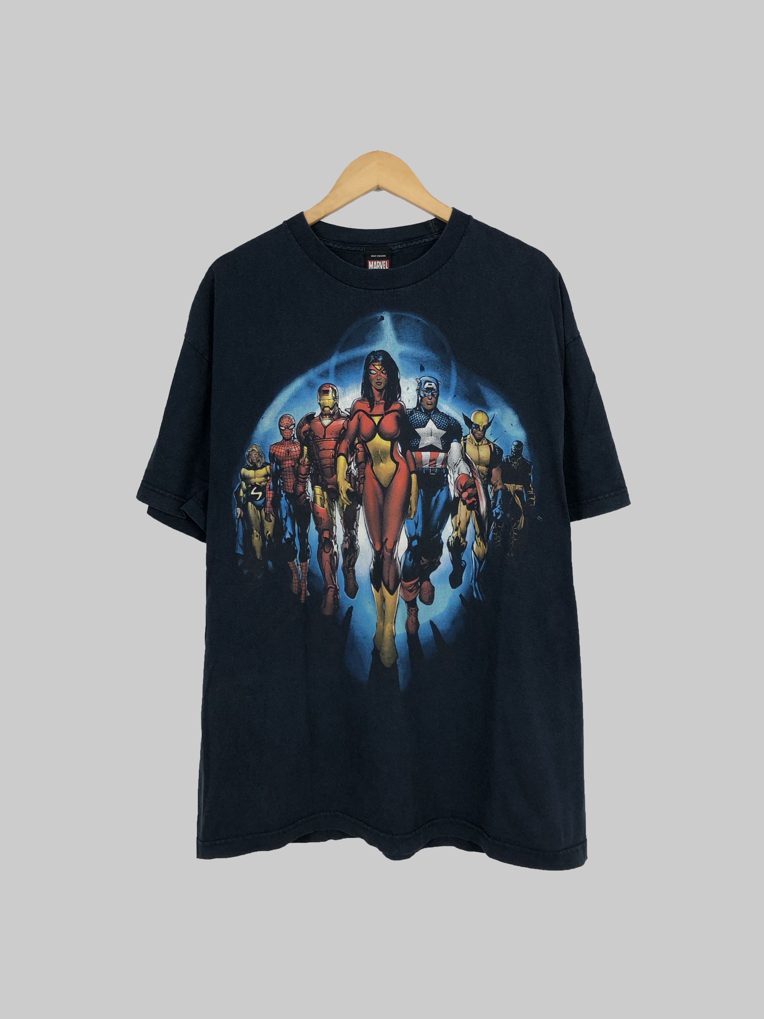 DC Comics Vintage 00s Marvel Spider Man Iron Man Captain America Size US XL / EU 56 / 4 - 1 Thumbnail