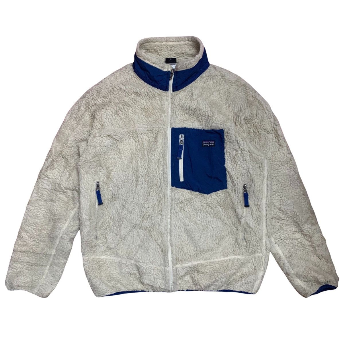 Patagonia Vintage Patagonia Retro X Deep Pile Fleece Jacket (Kids XL) Size US XXS / EU 40 - 1 Thumbnail