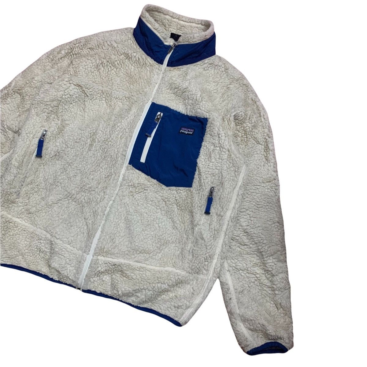 Patagonia Vintage Patagonia Retro X Deep Pile Fleece Jacket (Kids XL) Size US XXS / EU 40 - 3 Thumbnail