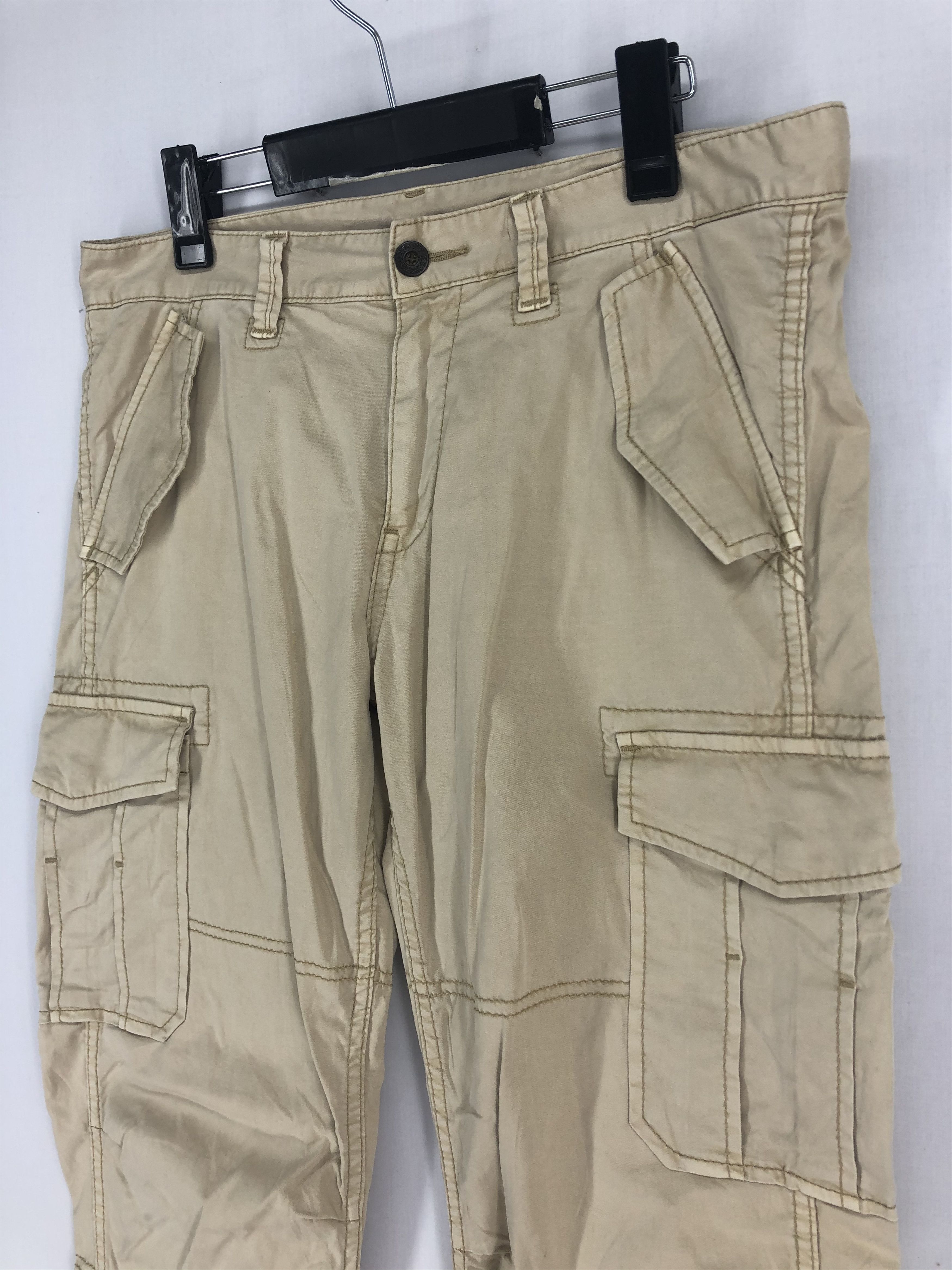 Japanese Brand JAPANESE BRAND MULTIPOCKET UTILITY FADED CARGO PANTS Size US 30 / EU 46 - 2 Thumbnail