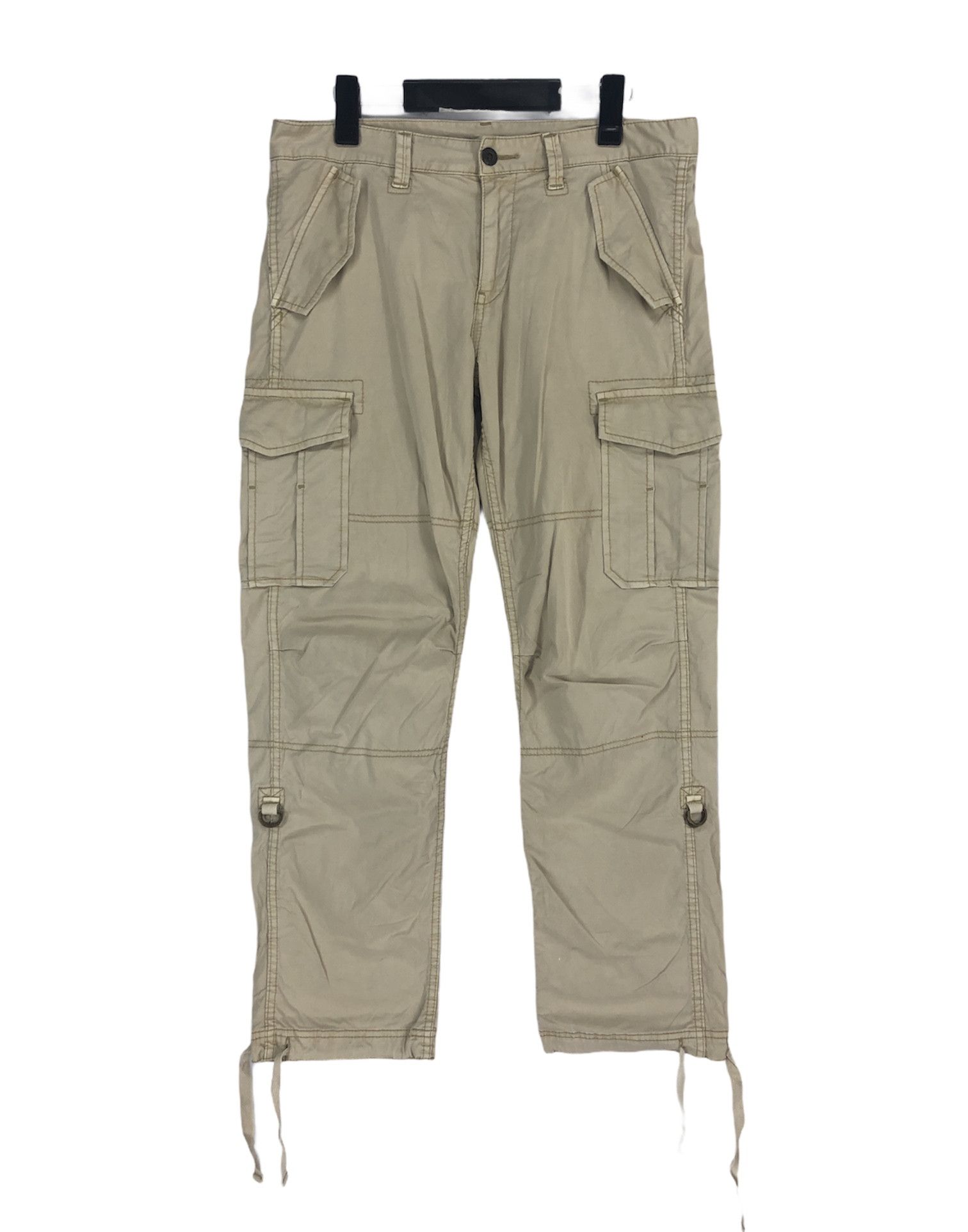 Japanese Brand JAPANESE BRAND MULTIPOCKET UTILITY FADED CARGO PANTS Size US 30 / EU 46 - 1 Thumbnail