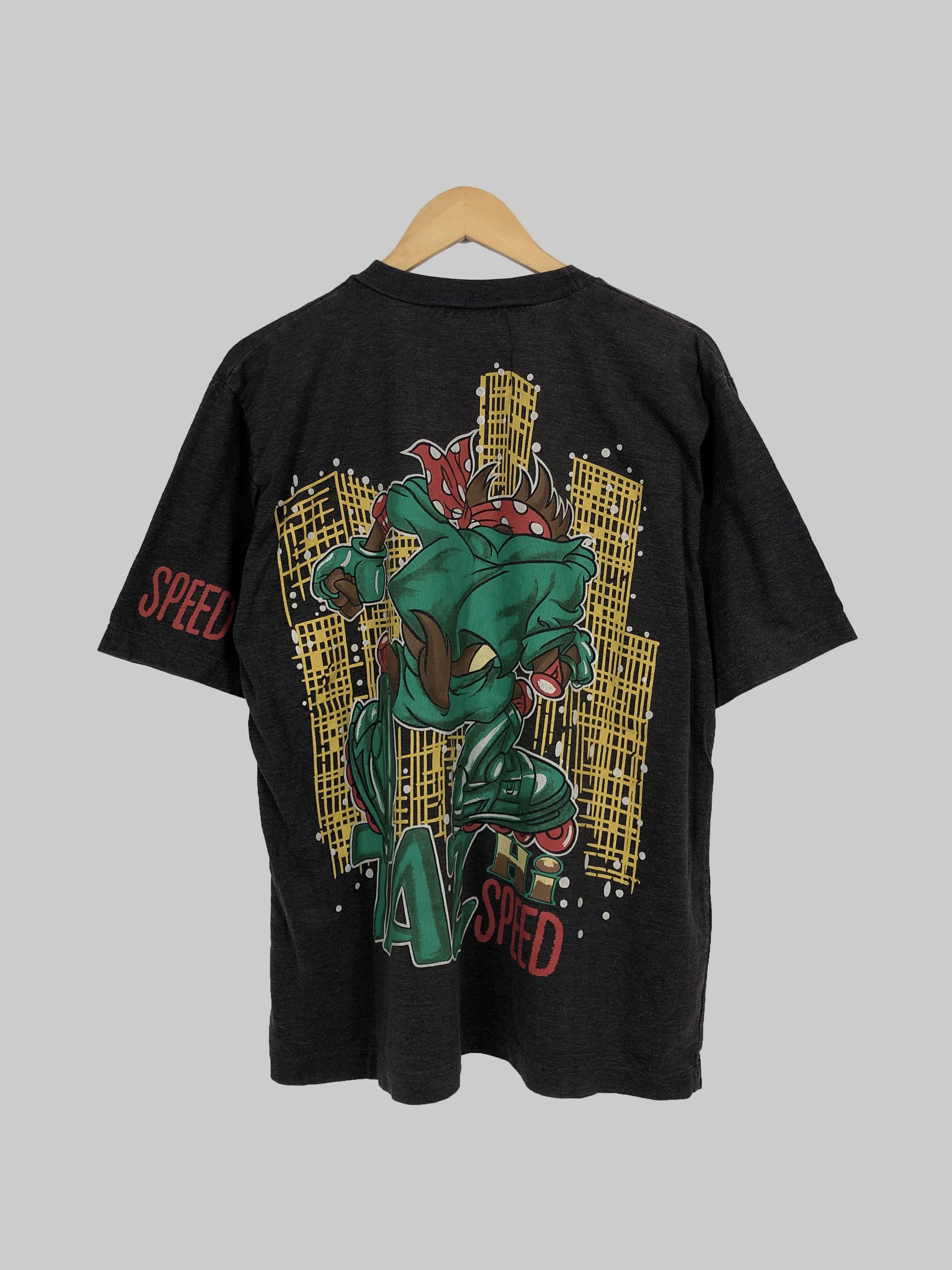 Cartoon Network Vintage 90s Taz Tazmanian Devil Speed (Space Jam King Lion) Size US L / EU 52-54 / 3 - 2 Thumbnail