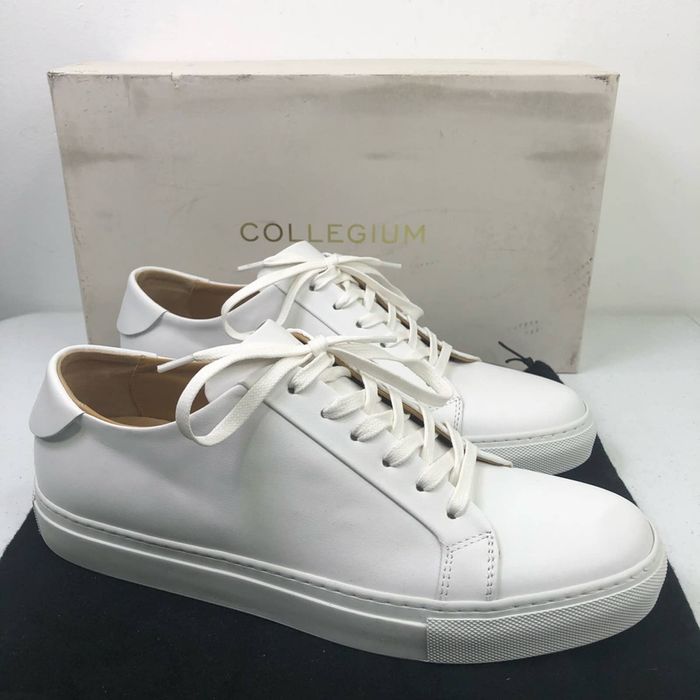 Collegium Collegium Pillar Leather Low Top Sneakers Biano Size 9 | Grailed