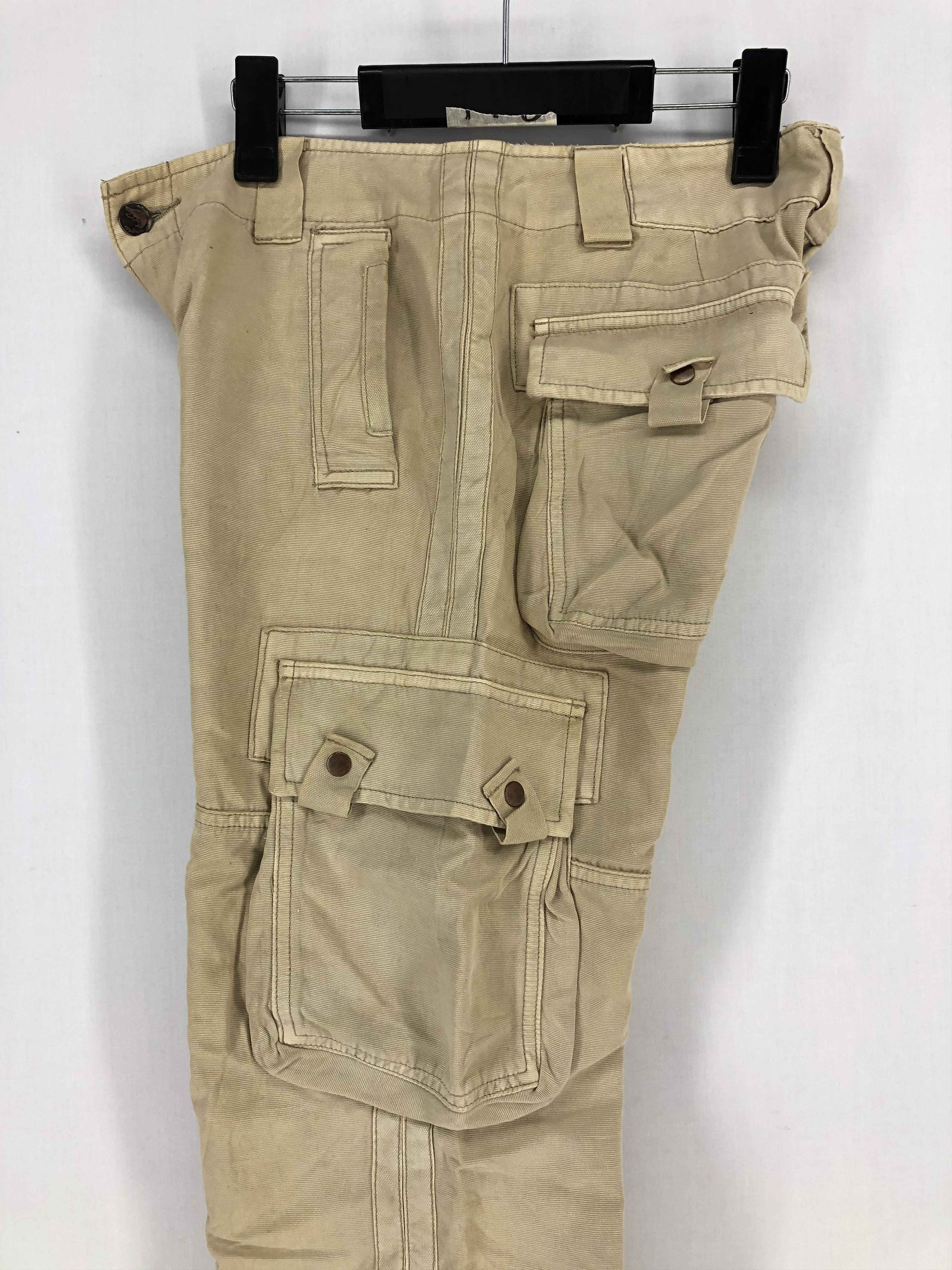 Japanese Brand × StraightFaded MINA MULTIPOCKET TACTICAL UTILITY CARGO PANTS Size US 29 - 11 Thumbnail