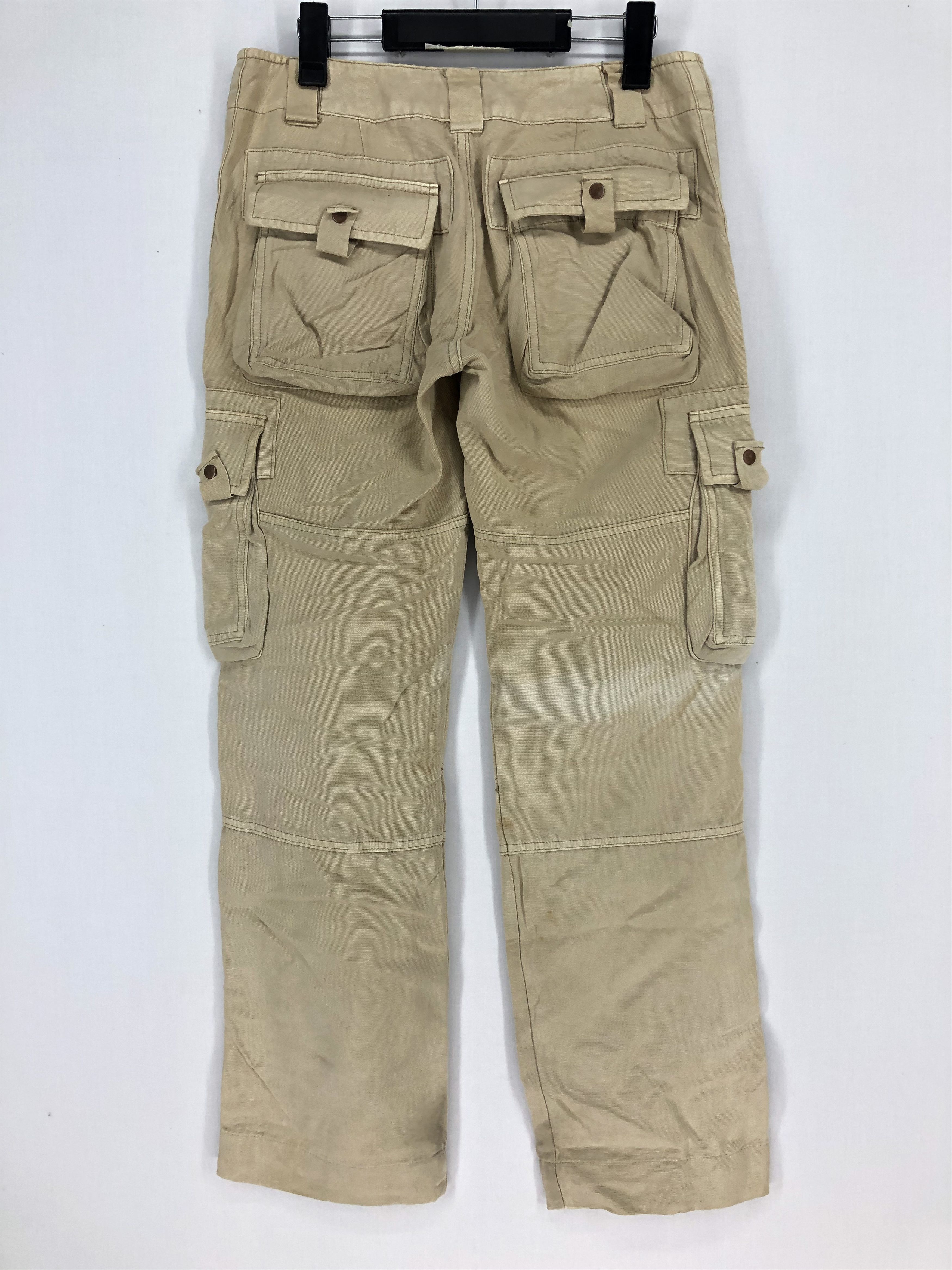 Japanese Brand × StraightFaded MINA MULTIPOCKET TACTICAL UTILITY CARGO PANTS Size US 29 - 6 Thumbnail