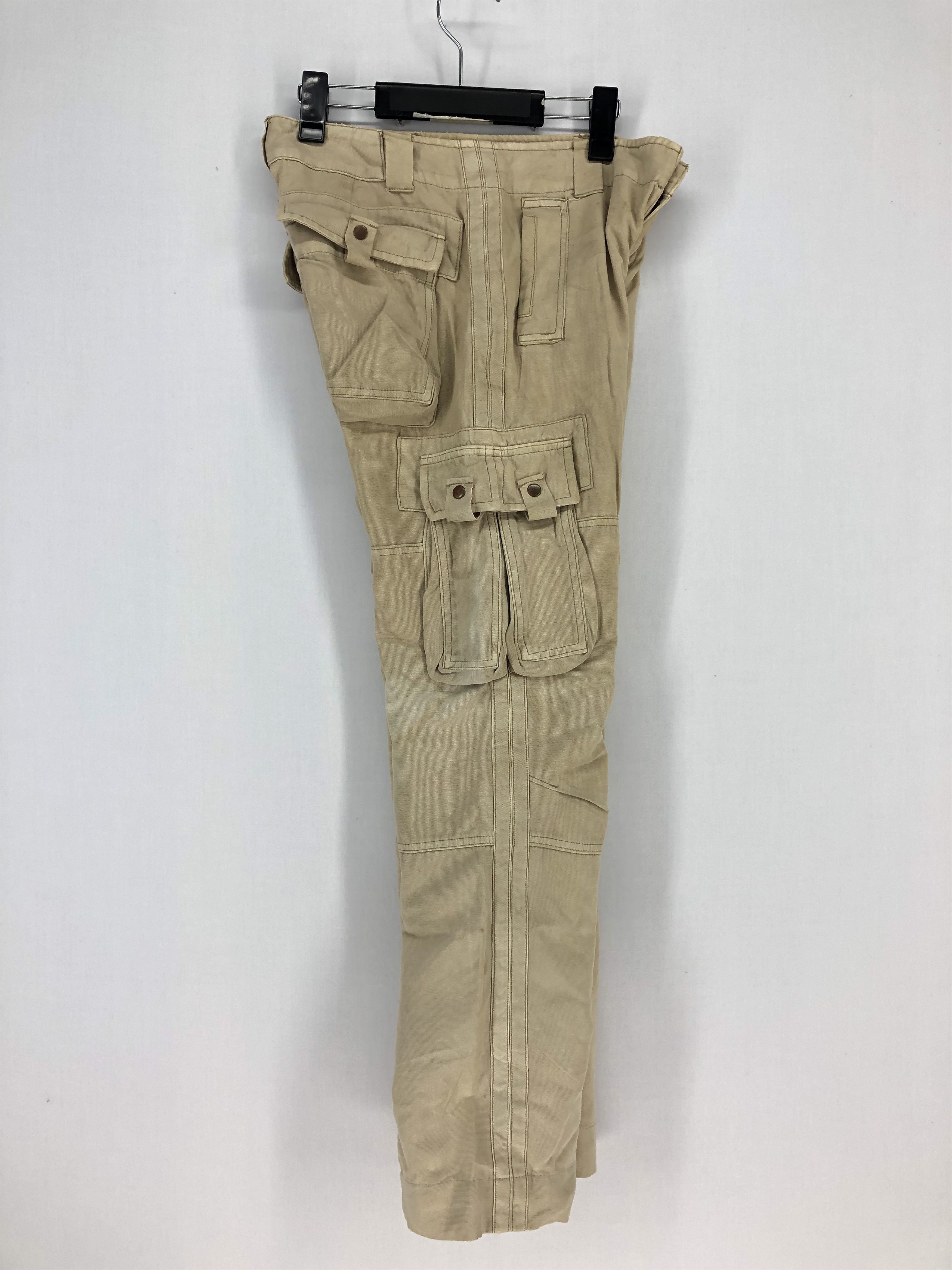Japanese Brand × StraightFaded MINA MULTIPOCKET TACTICAL UTILITY CARGO PANTS Size US 29 - 12 Thumbnail