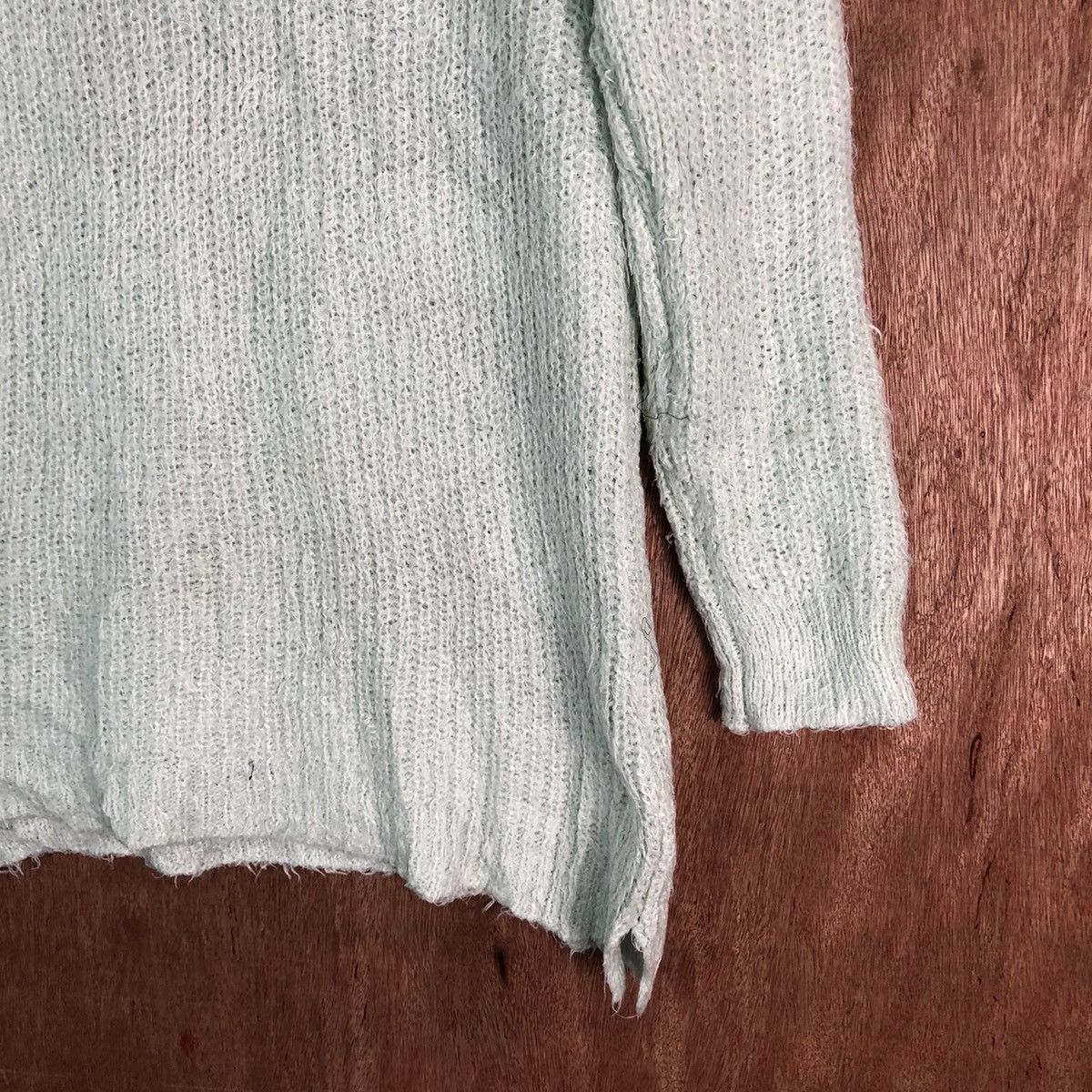 Japanese Brand Shoola Rue Shag Shaggy Fur Mohair Knitwear #6493 Size US M / EU 48-50 / 2 - 5 Thumbnail