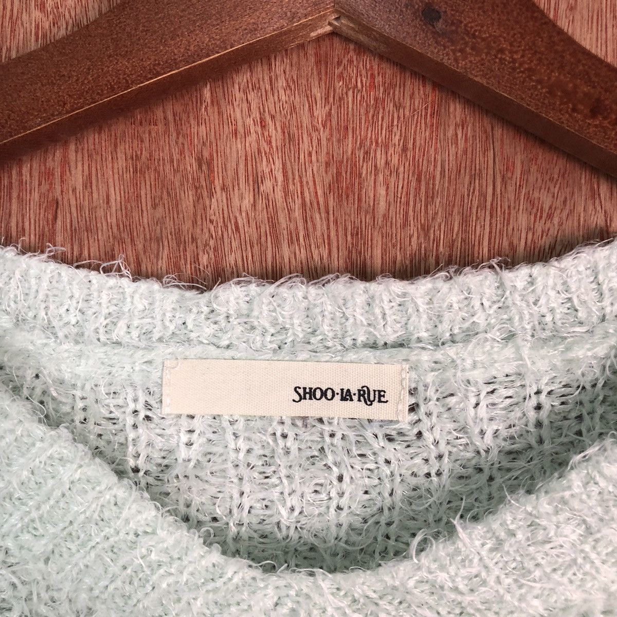 Japanese Brand Shoola Rue Shag Shaggy Fur Mohair Knitwear #6493 Size US M / EU 48-50 / 2 - 7 Thumbnail