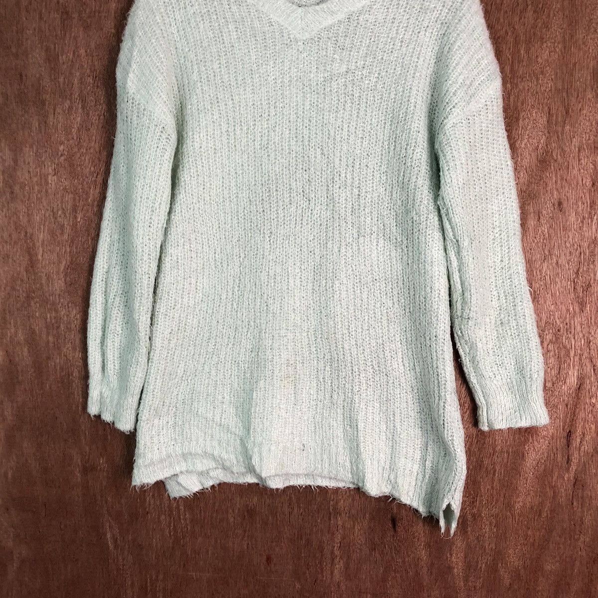 Japanese Brand Shoola Rue Shag Shaggy Fur Mohair Knitwear #6493 Size US M / EU 48-50 / 2 - 3 Thumbnail