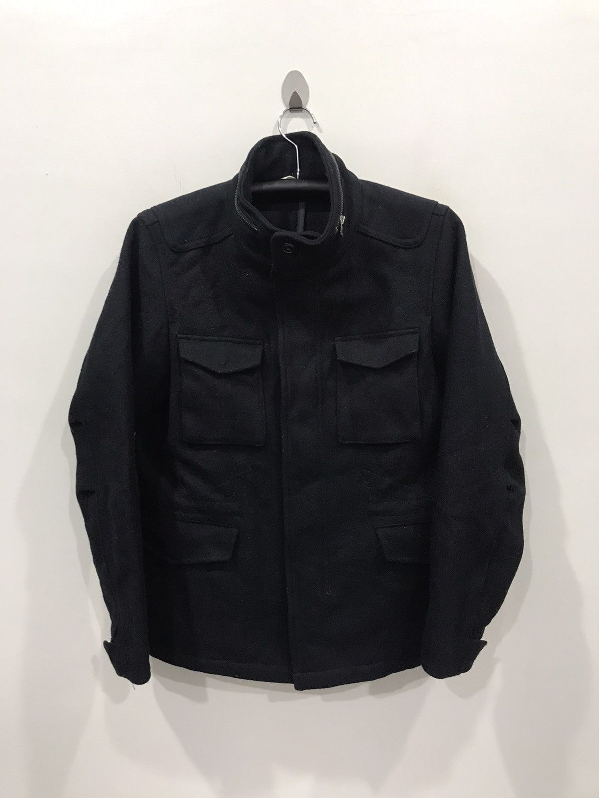 MARK STORE M65 Design Military Wool Multipockets Coat