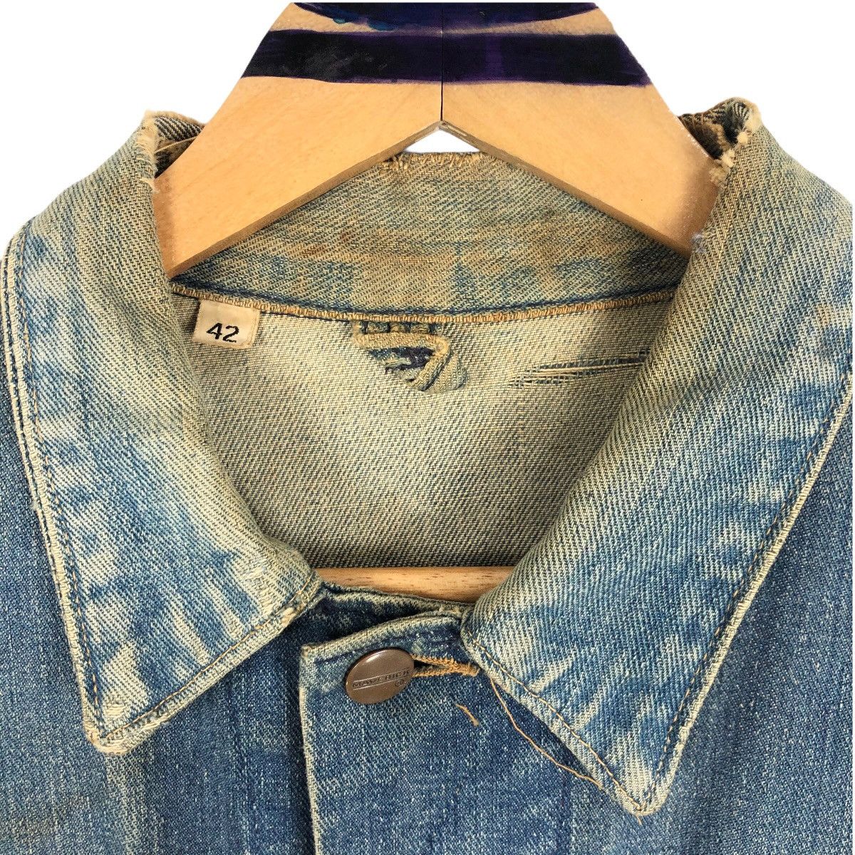 Vintage Vintage 90s Maverick Denim Jacket Button Up Size US L / EU 52-54 / 3 - 6 Thumbnail