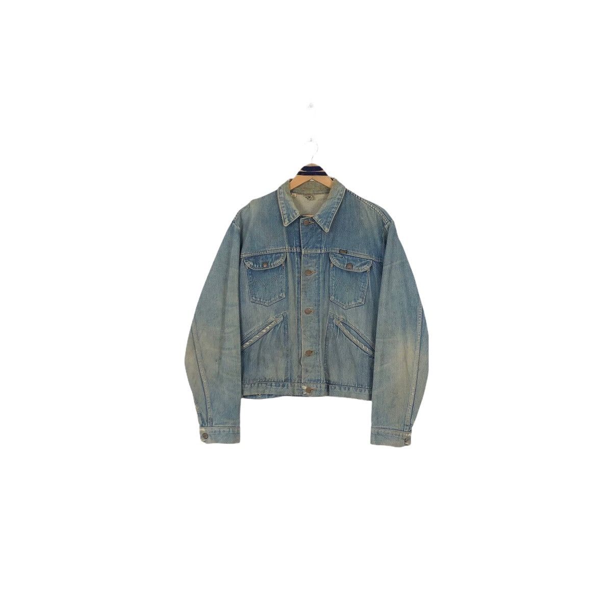 Vintage Vintage 90s Maverick Denim Jacket Button Up Size US L / EU 52-54 / 3 - 2 Thumbnail