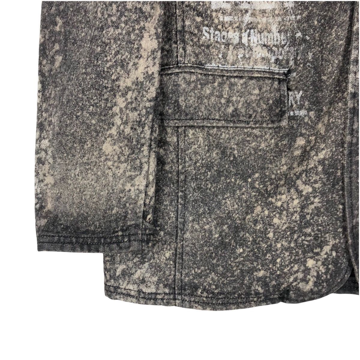 Japanese Brand Berning Sho Denim Jacket Hoodie Punk Streetwear Size US M / EU 48-50 / 2 - 3 Thumbnail