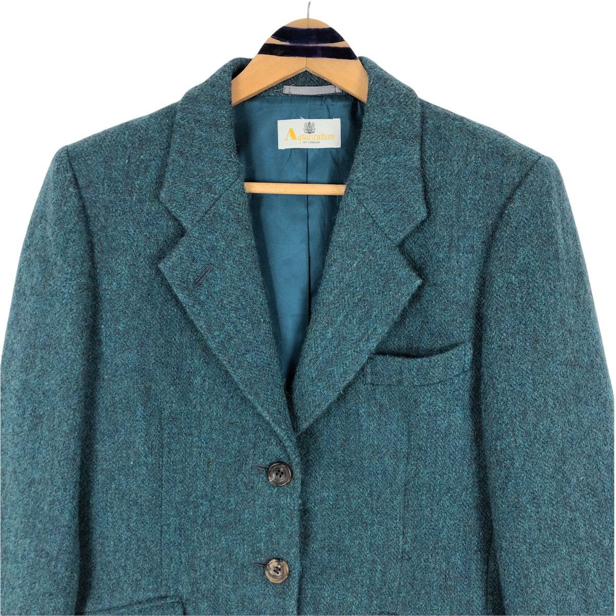 Aquascutum Vintage Aquascutum Of London Tweed Coat Size 40S - 3 Thumbnail