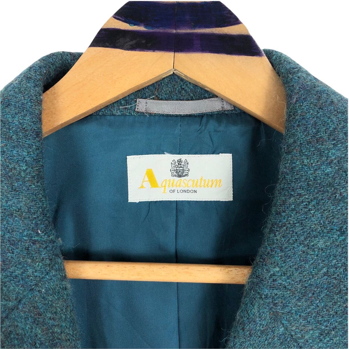 Aquascutum Vintage Aquascutum Of London Tweed Coat Size 40S - 4 Thumbnail