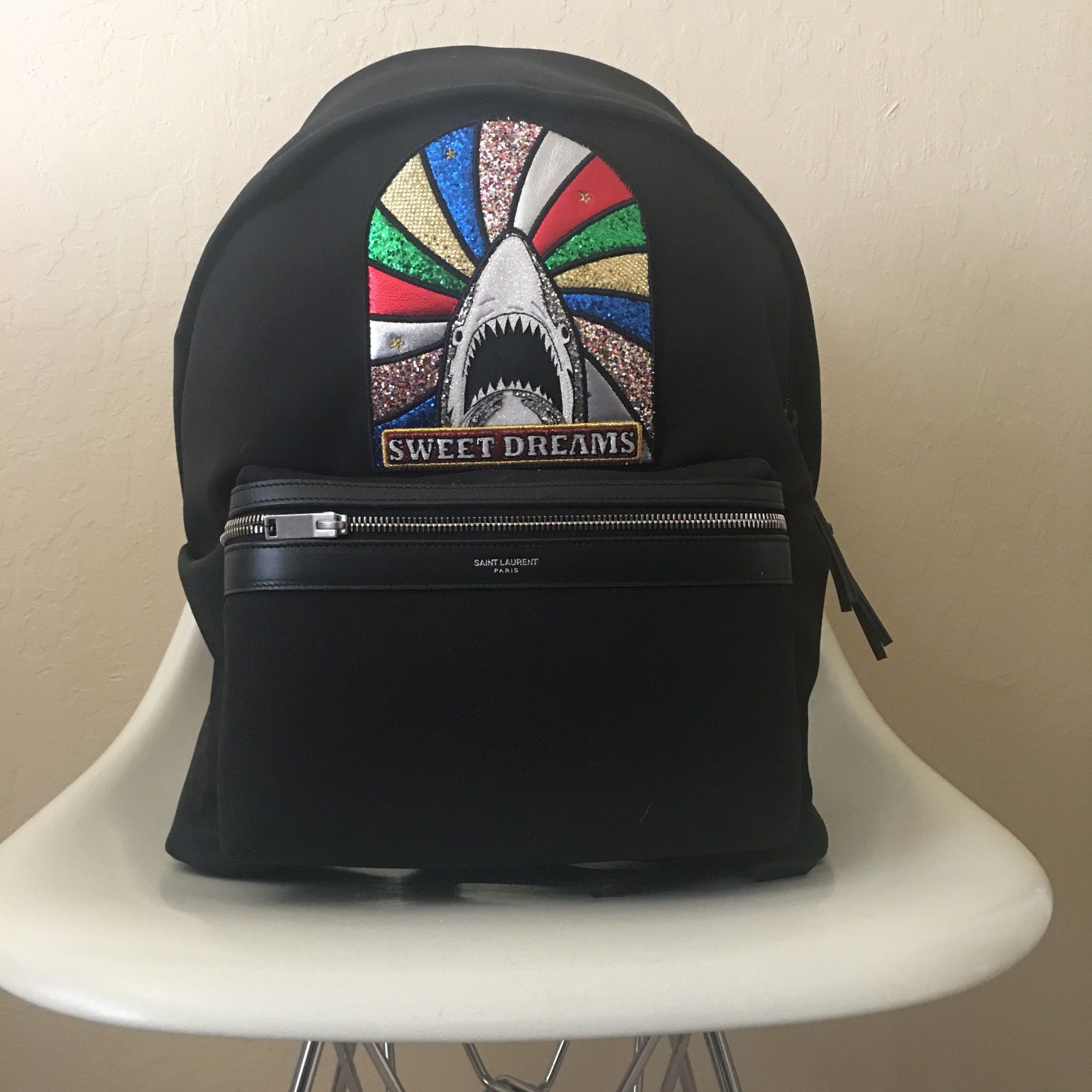 Saint Laurent Paris City Sweet Dreams Shark Backpack Bag NEW Grailed