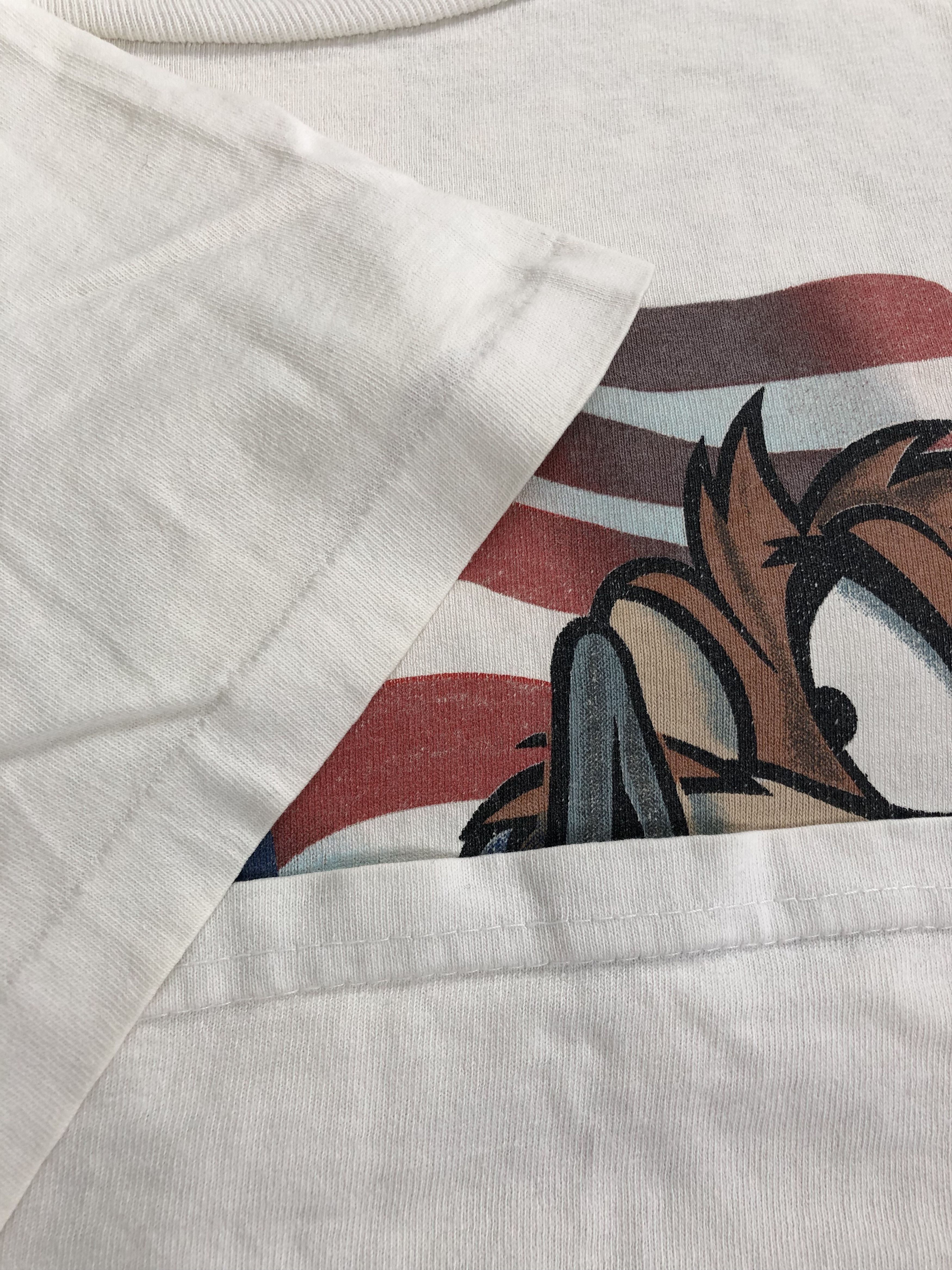 Cartoon Network Vintage 1996 Taz Tazmanian Devil Bugs Bunny Pepé Le Pew Size US L / EU 52-54 / 3 - 17 Thumbnail