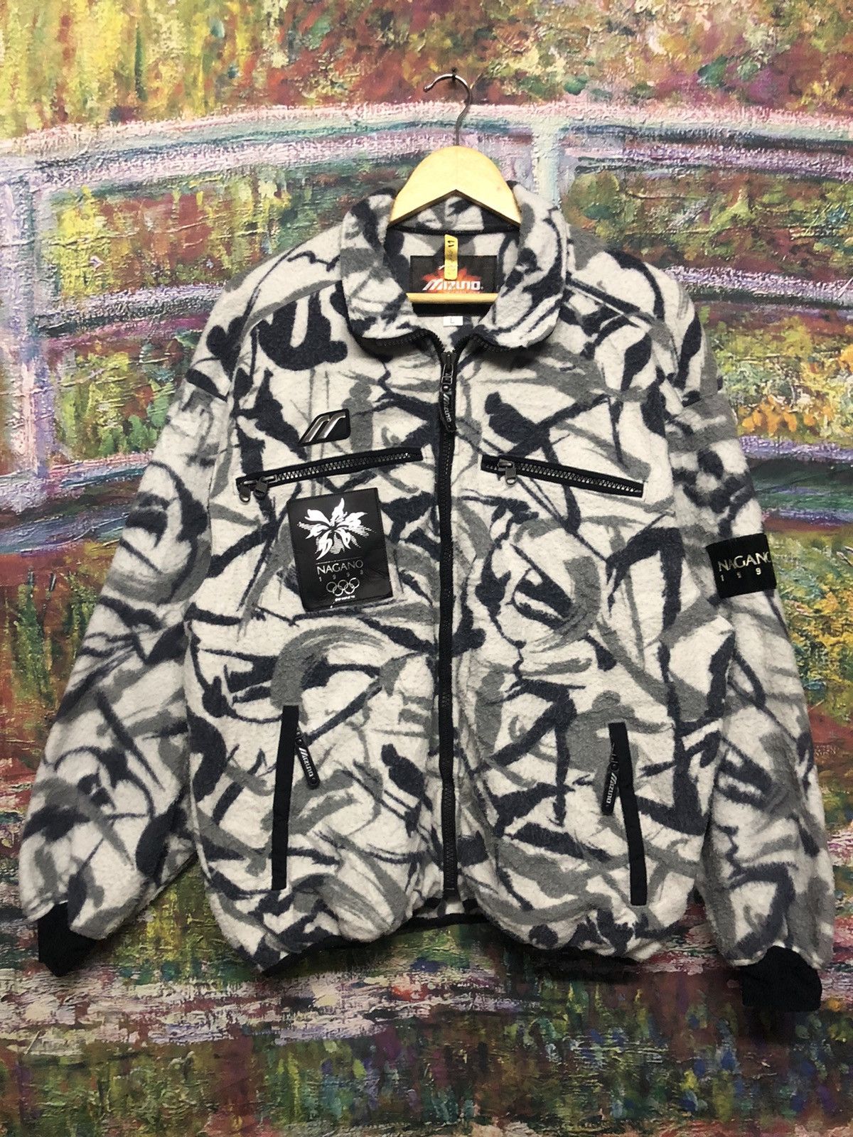 Mizuno Vintage mizuno nagano olympic 1998 fleece jacket Size US L / EU 52-54 / 3 - 3 Thumbnail
