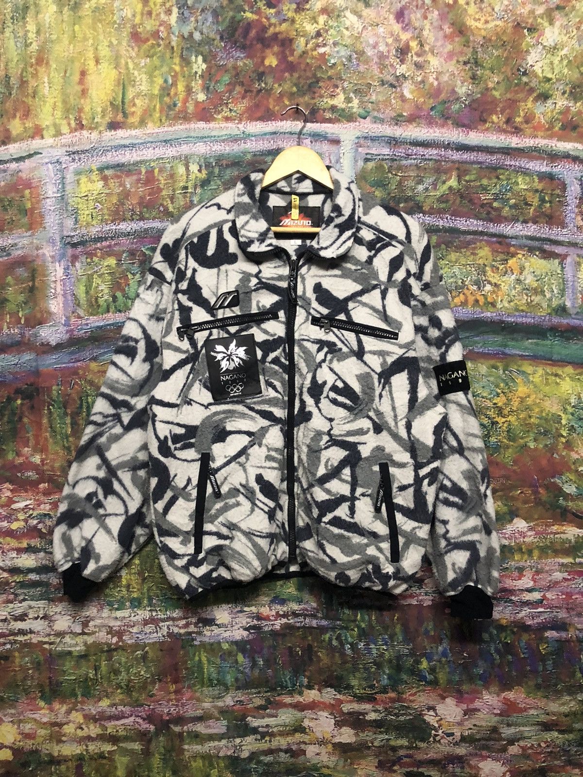 Mizuno Vintage mizuno nagano olympic 1998 fleece jacket Size US L / EU 52-54 / 3 - 1 Thumbnail