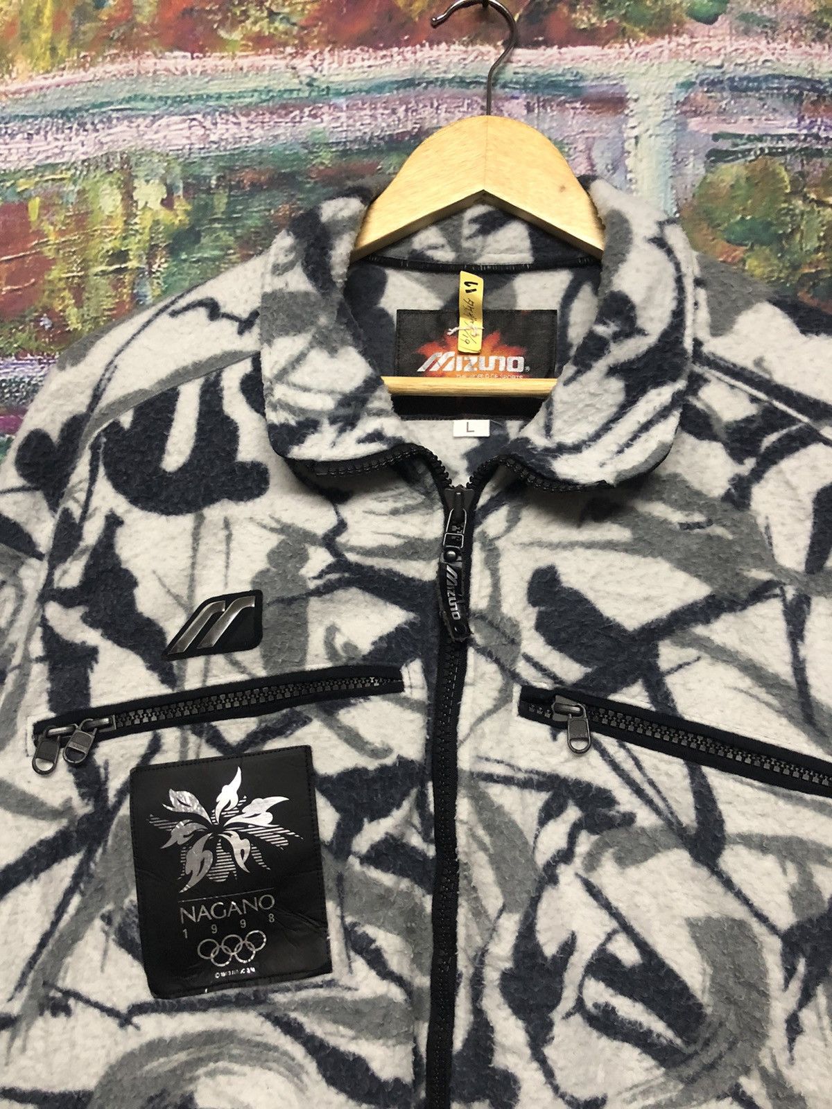 Mizuno Vintage mizuno nagano olympic 1998 fleece jacket Size US L / EU 52-54 / 3 - 4 Thumbnail