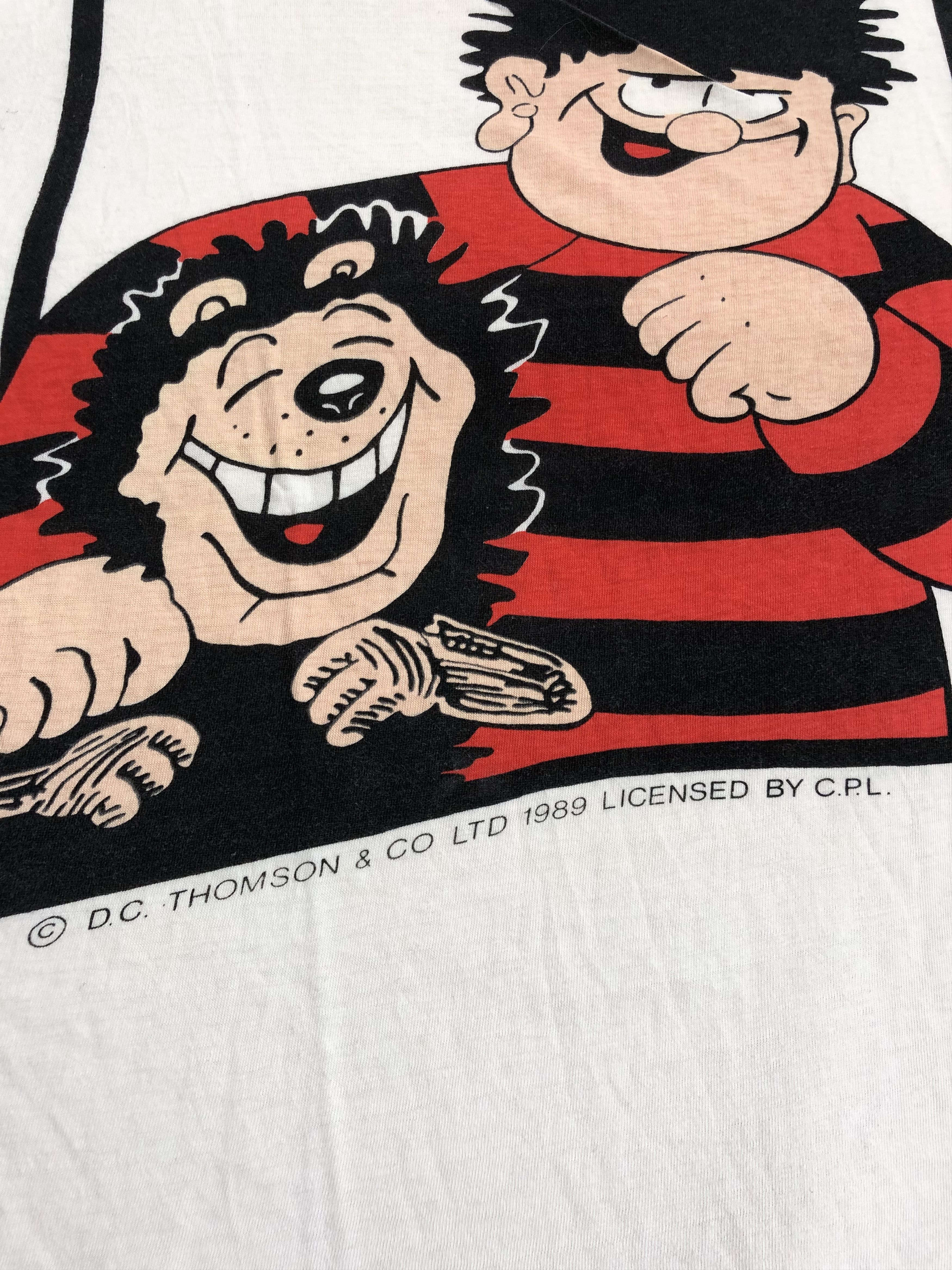 Cartoon Network Vintage 1989 Dennis the Menace The Beano Minnie the Minx Size US L / EU 52-54 / 3 - 5 Thumbnail