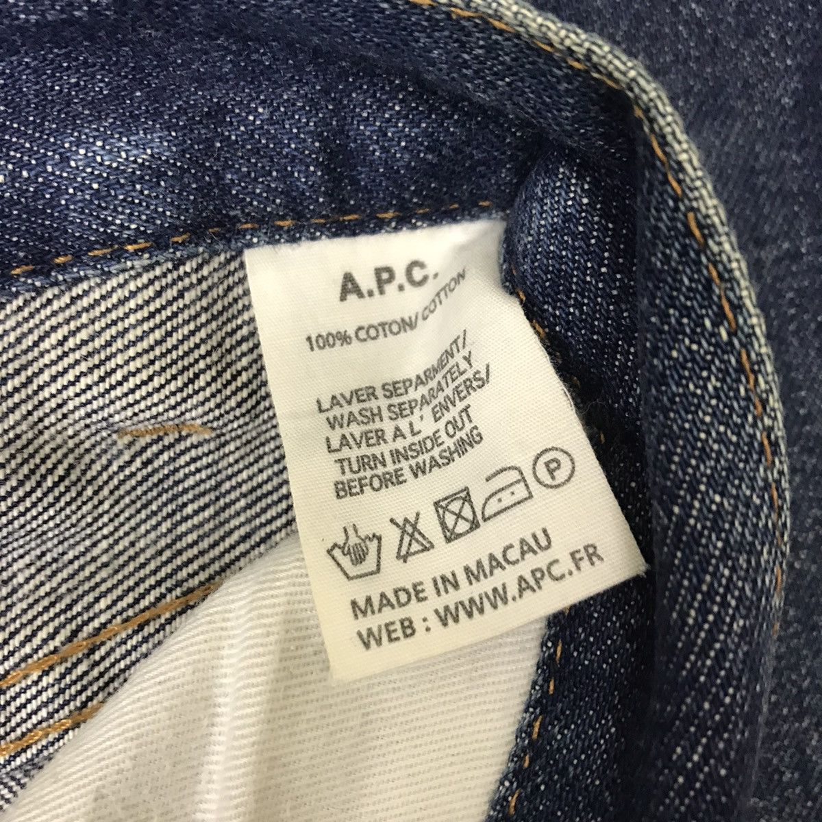 A.P.C. Nice Faded A.P.C New Standard Denim Selvedge Slim Size US 30 / EU 46 - 17 Thumbnail