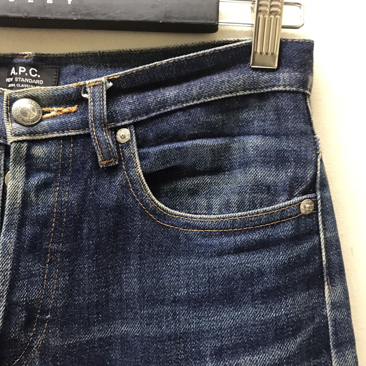 A.P.C. Nice Faded A.P.C New Standard Denim Selvedge Slim Size US 30 / EU 46 - 5 Thumbnail