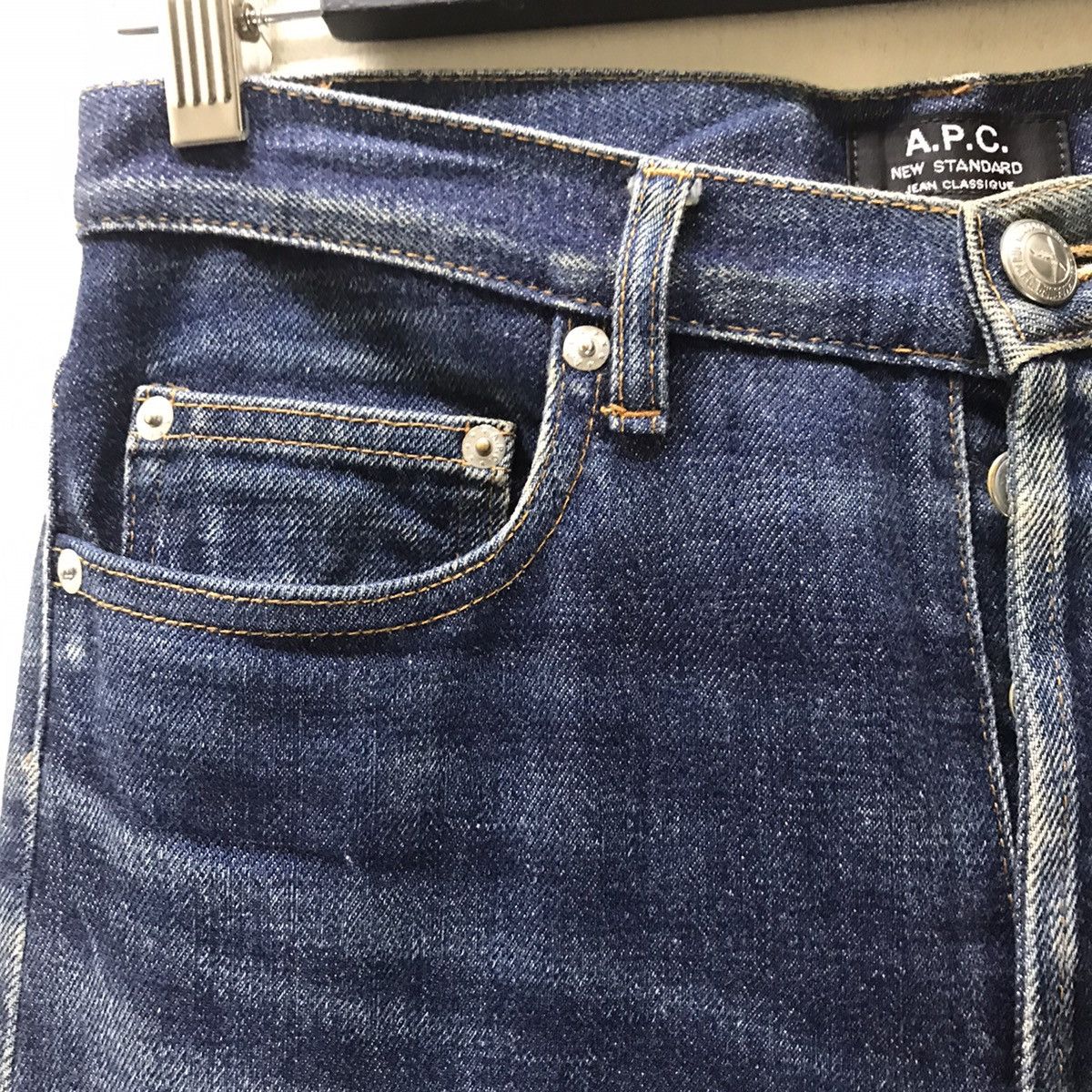 A.P.C. Nice Faded A.P.C New Standard Denim Selvedge Slim Size US 30 / EU 46 - 4 Thumbnail