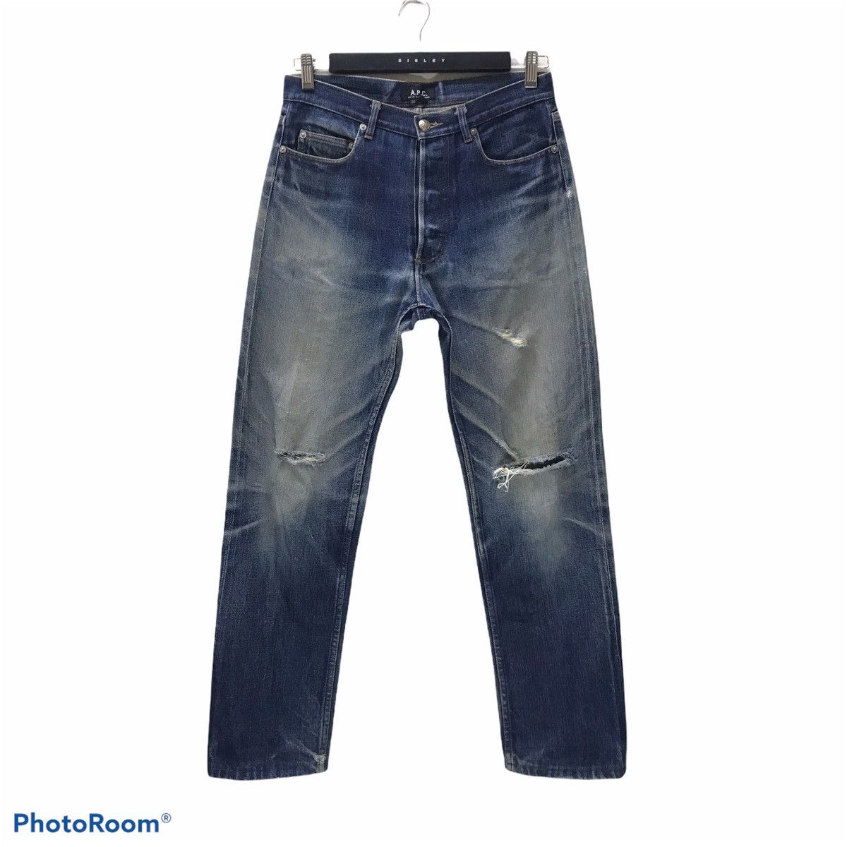 A.P.C. A.P.C Thrashed Denim Selvedge Jeans Size US 30 / EU 46 - 1 Thumbnail