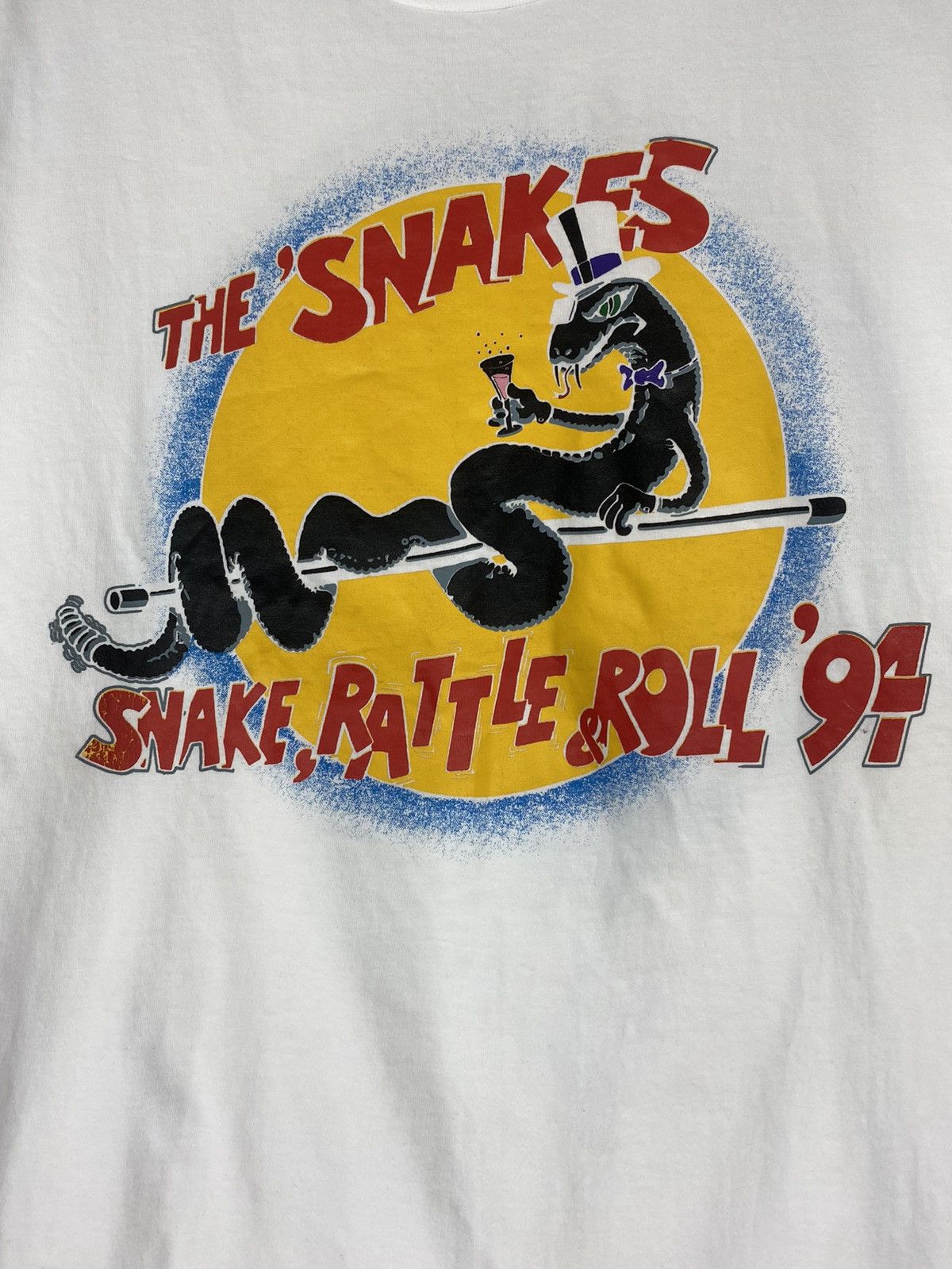 Band Tees × Vintage Vintage 1994 the snakes Size US L / EU 52-54 / 3 - 3 Thumbnail