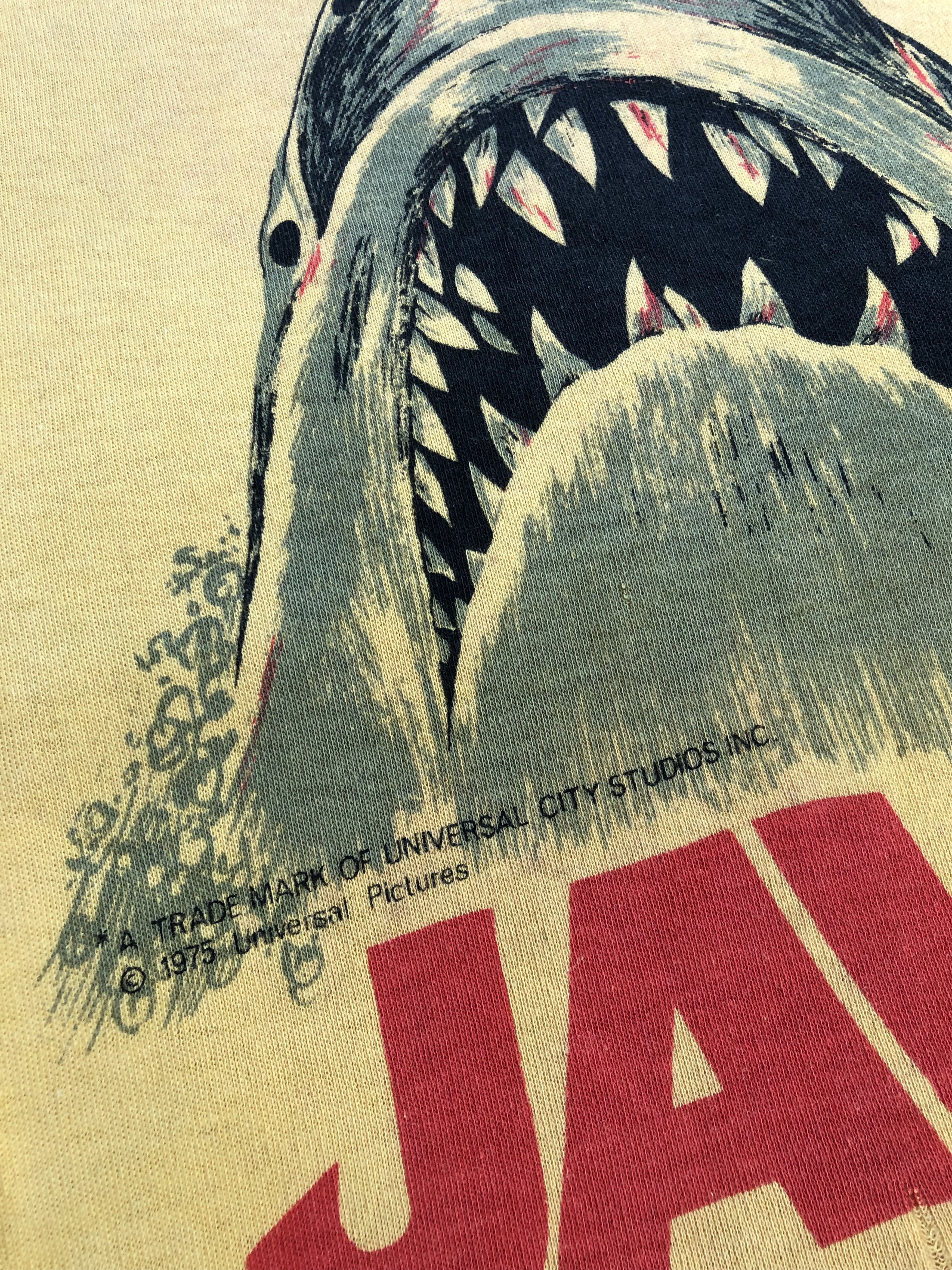 Universal Studios Vintage 1975 Jaws (Indiana Jones Jurassic Park Star Wars) Size US S / EU 44-46 / 1 - 4 Thumbnail