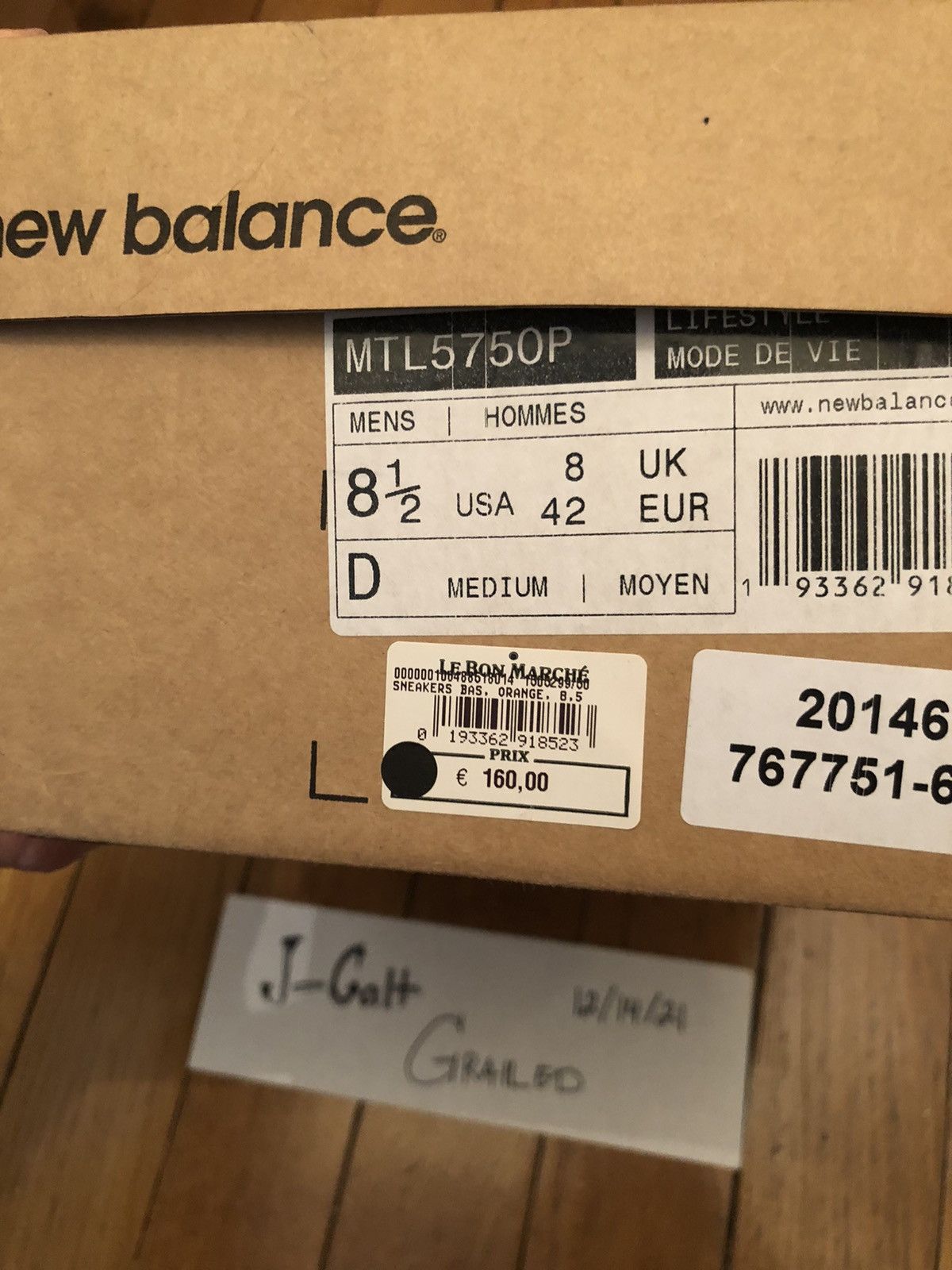 New Balance New Balance Made in UK 575 - Orange/Black Size US 8.5 / EU 41-42 - 10 Thumbnail