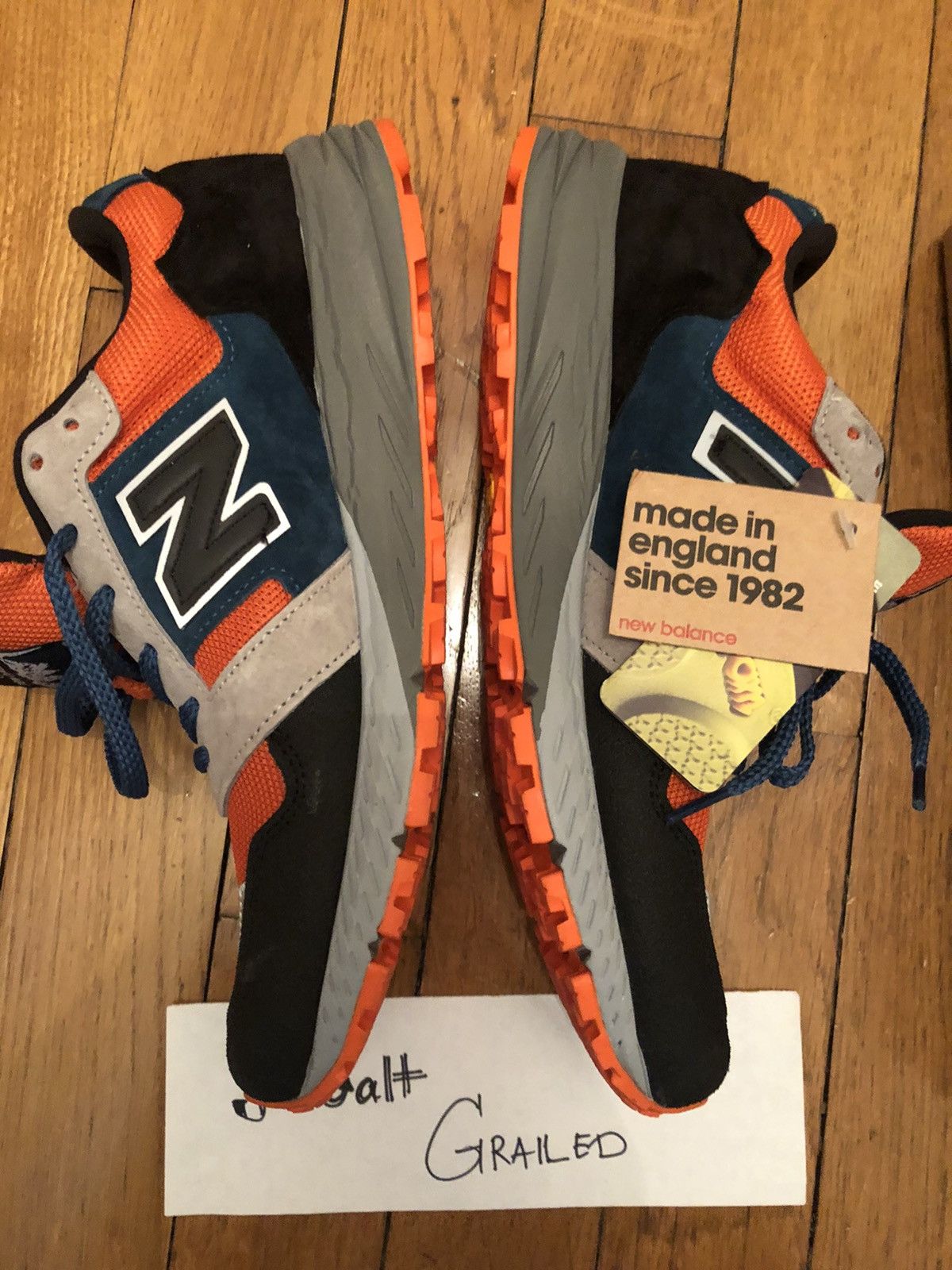 New Balance New Balance Made in UK 575 - Orange/Black Size US 8.5 / EU 41-42 - 7 Thumbnail