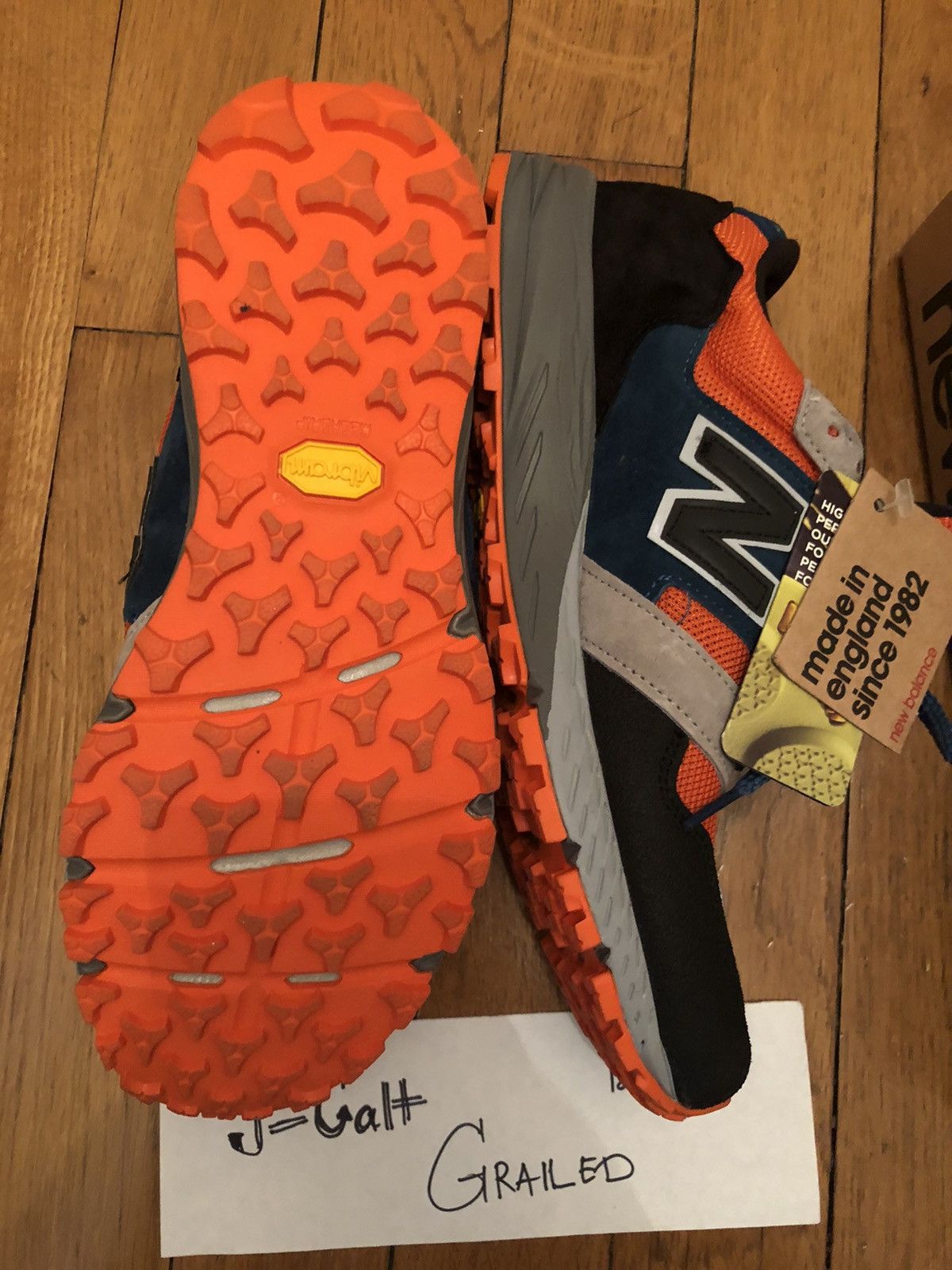 New Balance New Balance Made in UK 575 - Orange/Black Size US 8.5 / EU 41-42 - 8 Thumbnail