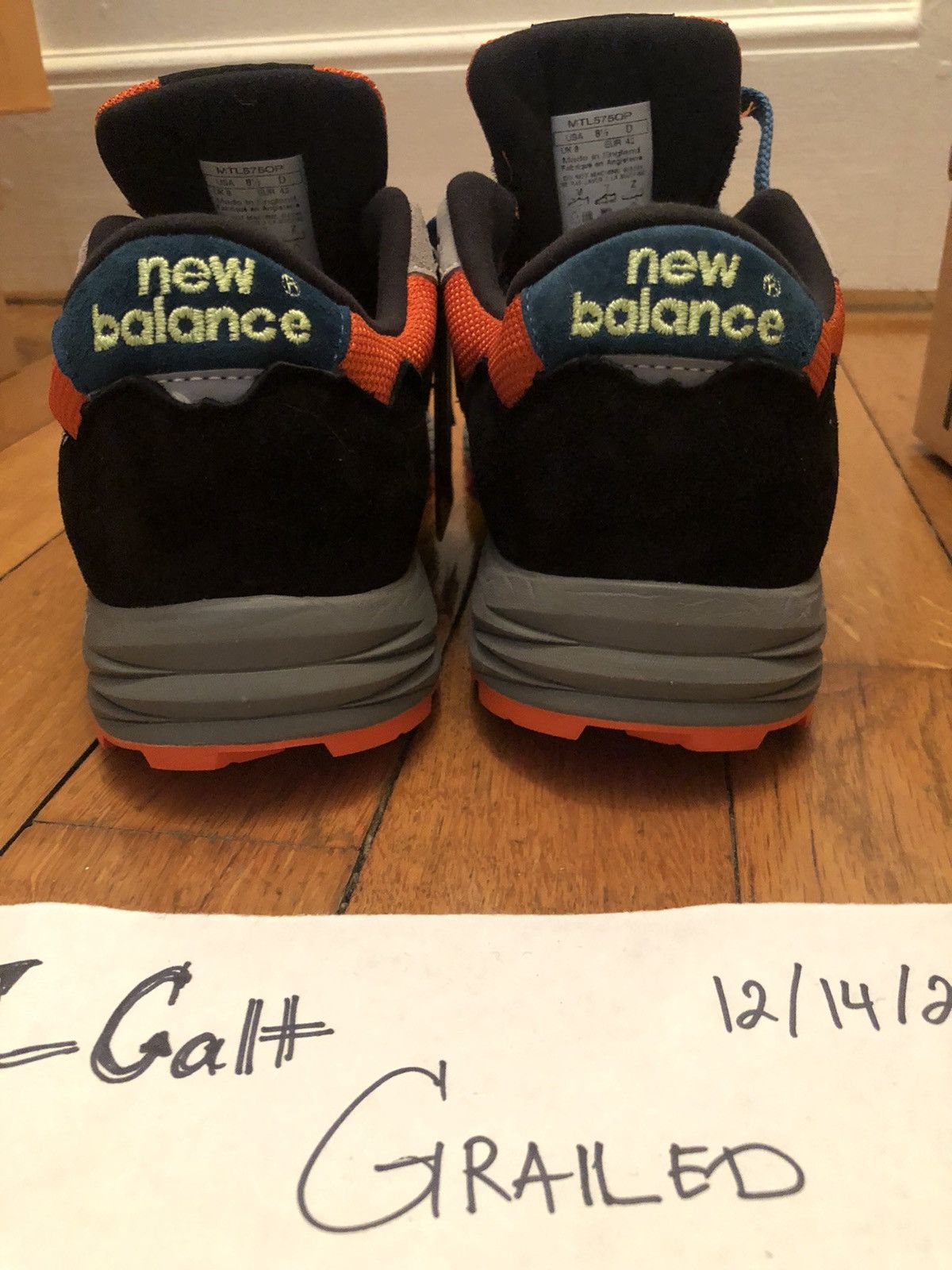 New Balance New Balance Made in UK 575 - Orange/Black Size US 8.5 / EU 41-42 - 5 Thumbnail