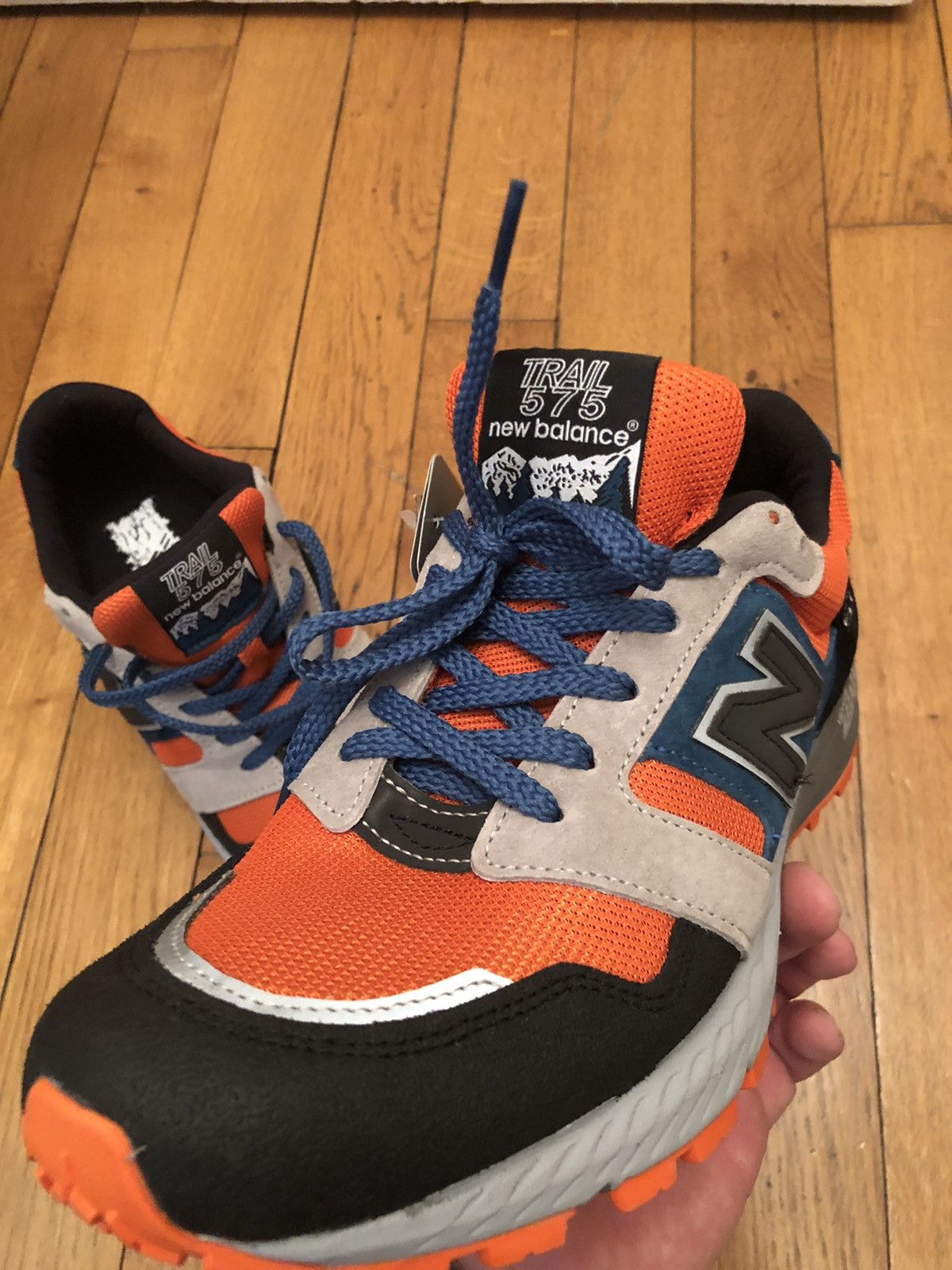 New Balance New Balance Made in UK 575 - Orange/Black Size US 8.5 / EU 41-42 - 9 Thumbnail