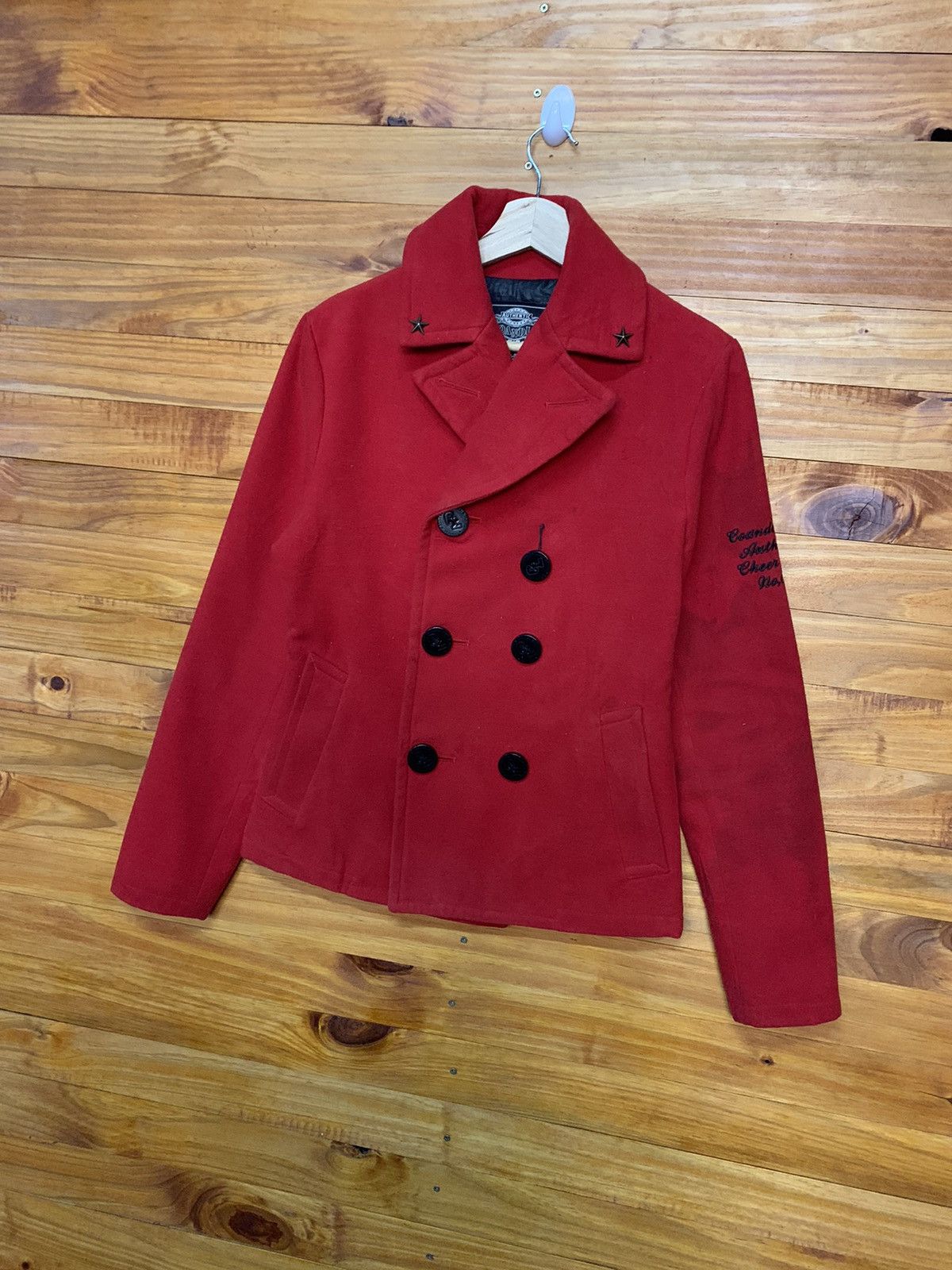 Japanese Brand Coco And Lu Wool Pea Coat Size US S / EU 44-46 / 1 - 3 Thumbnail