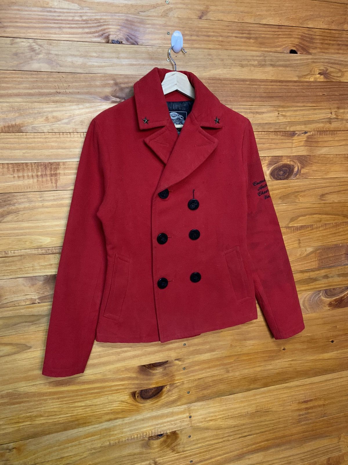 Japanese Brand Coco And Lu Wool Pea Coat Size US S / EU 44-46 / 1 - 2 Thumbnail