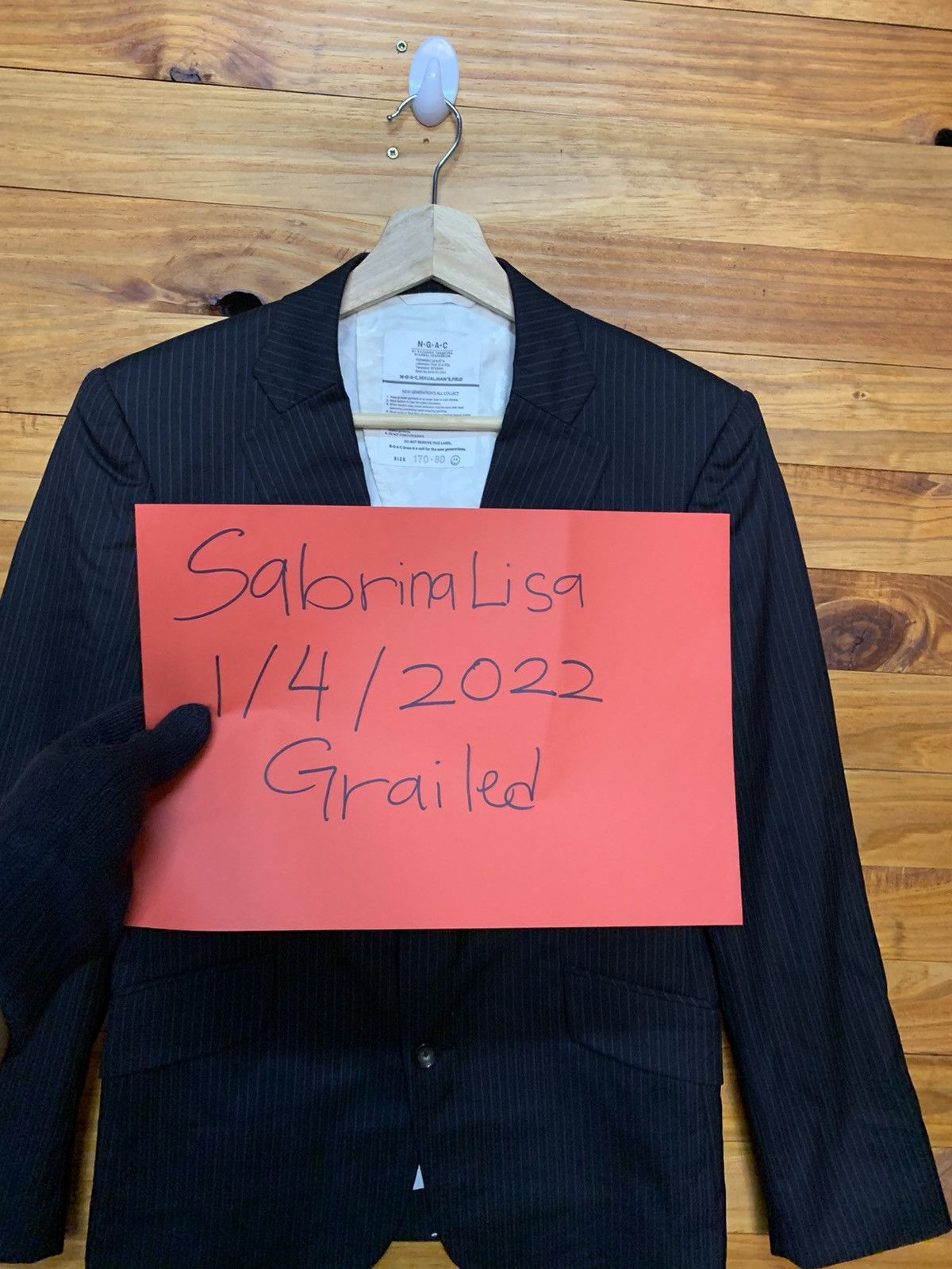 Izreel  Kazuhiro Takakura Pension Line Stripe Wool Coat Size US XS / EU 42 / 0 - 11 Thumbnail