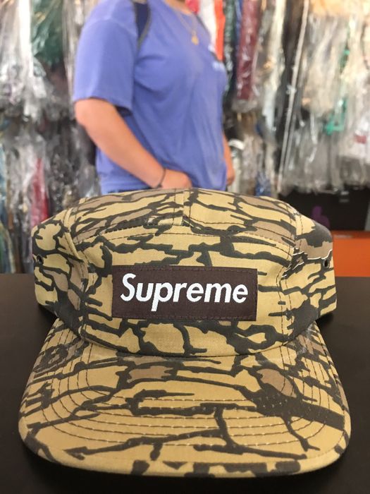 Supreme Vtg Yellow Cement Camp Hat | Grailed