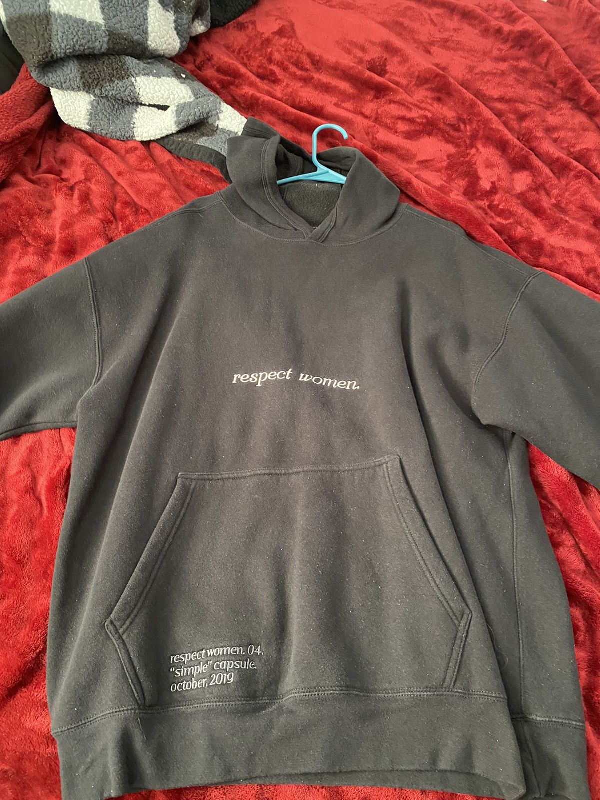 Streetwear Frugal Aesthetic Respect Woman Hoodie | Grailed