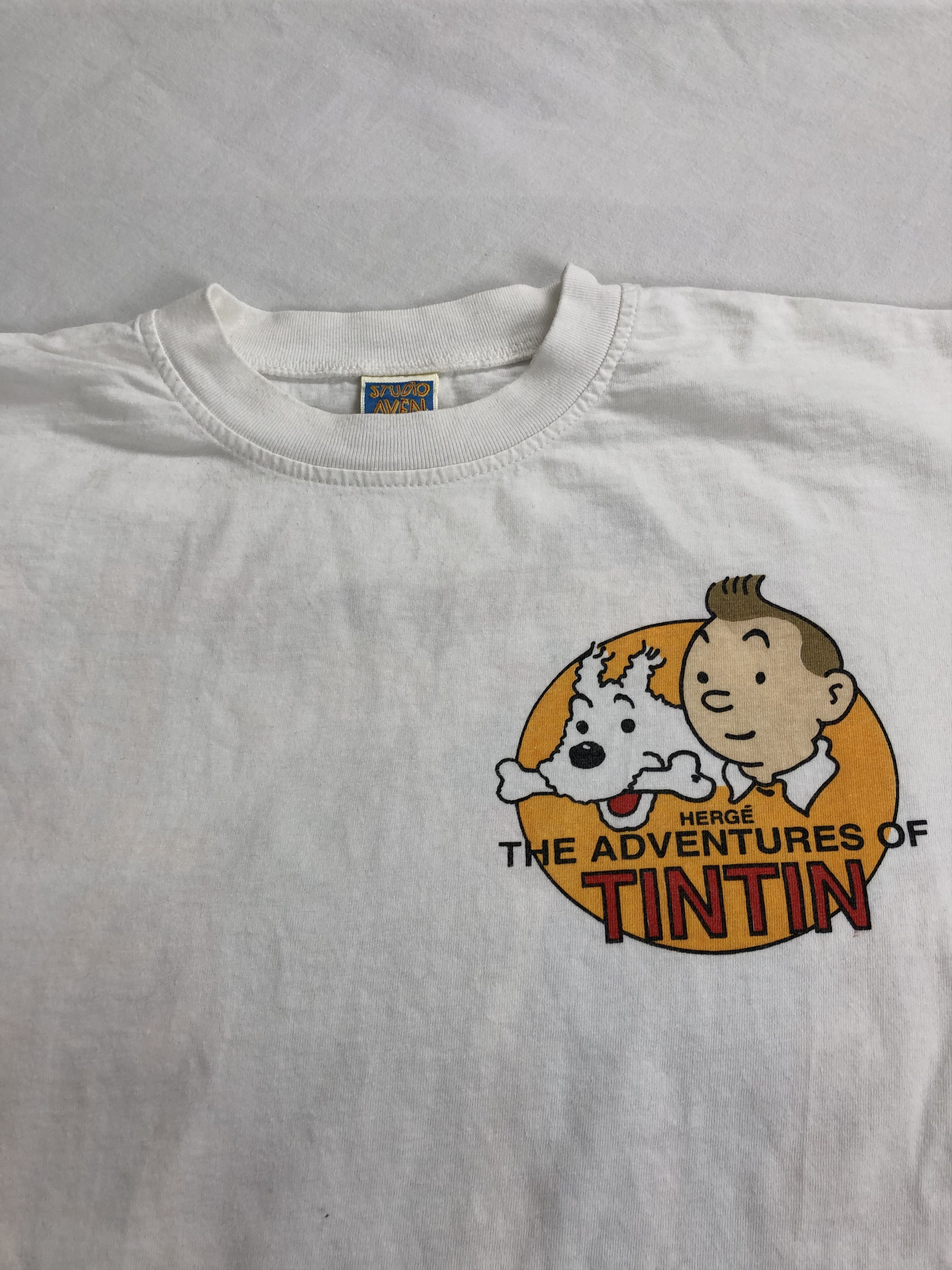 Cartoon Network Vintage 90s The Adventure Of TinTin The Blue Lotus Size US XL / EU 56 / 4 - 6 Thumbnail